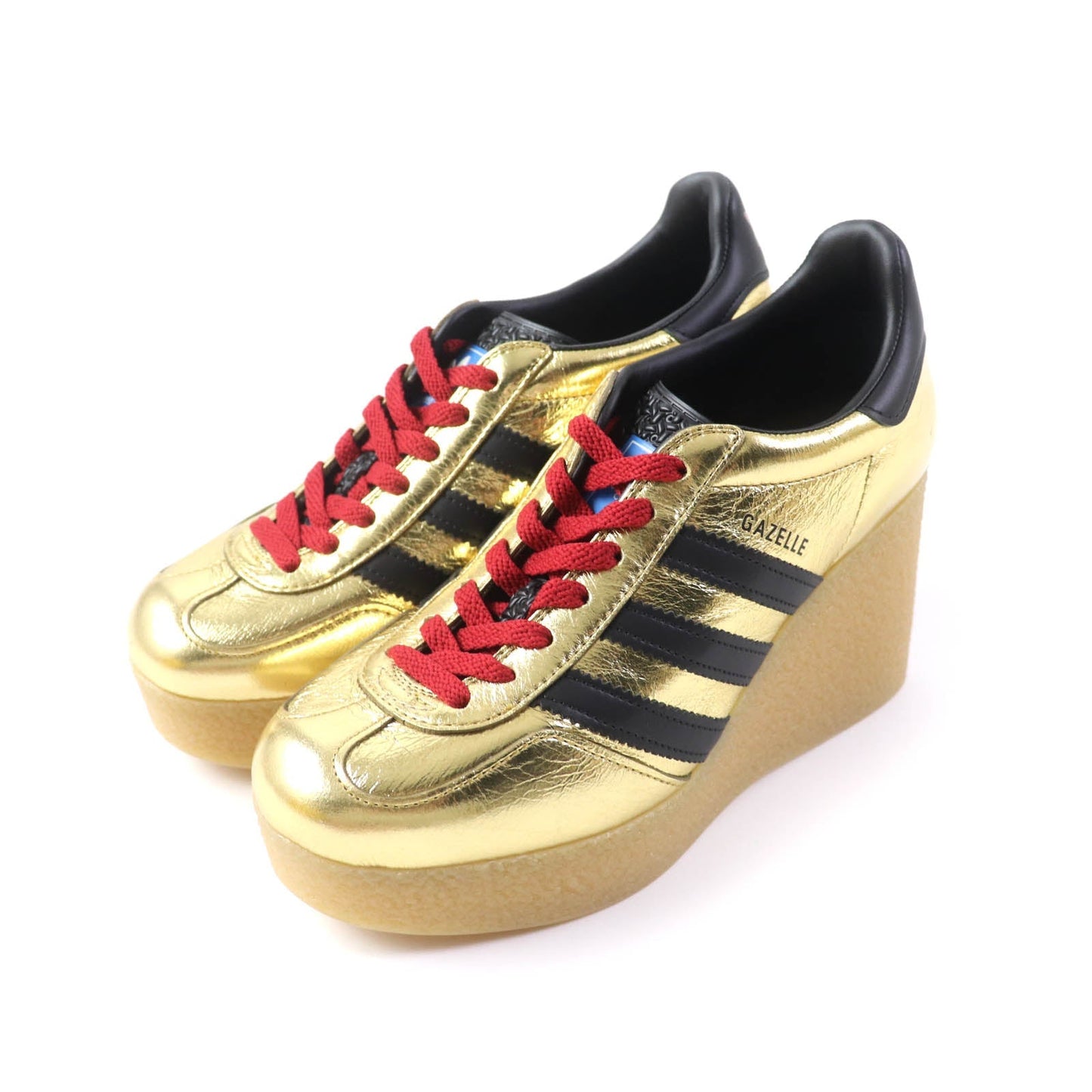 Luxury Gucci Trending 2025 Gazelle Logo Lace-up Sneakers