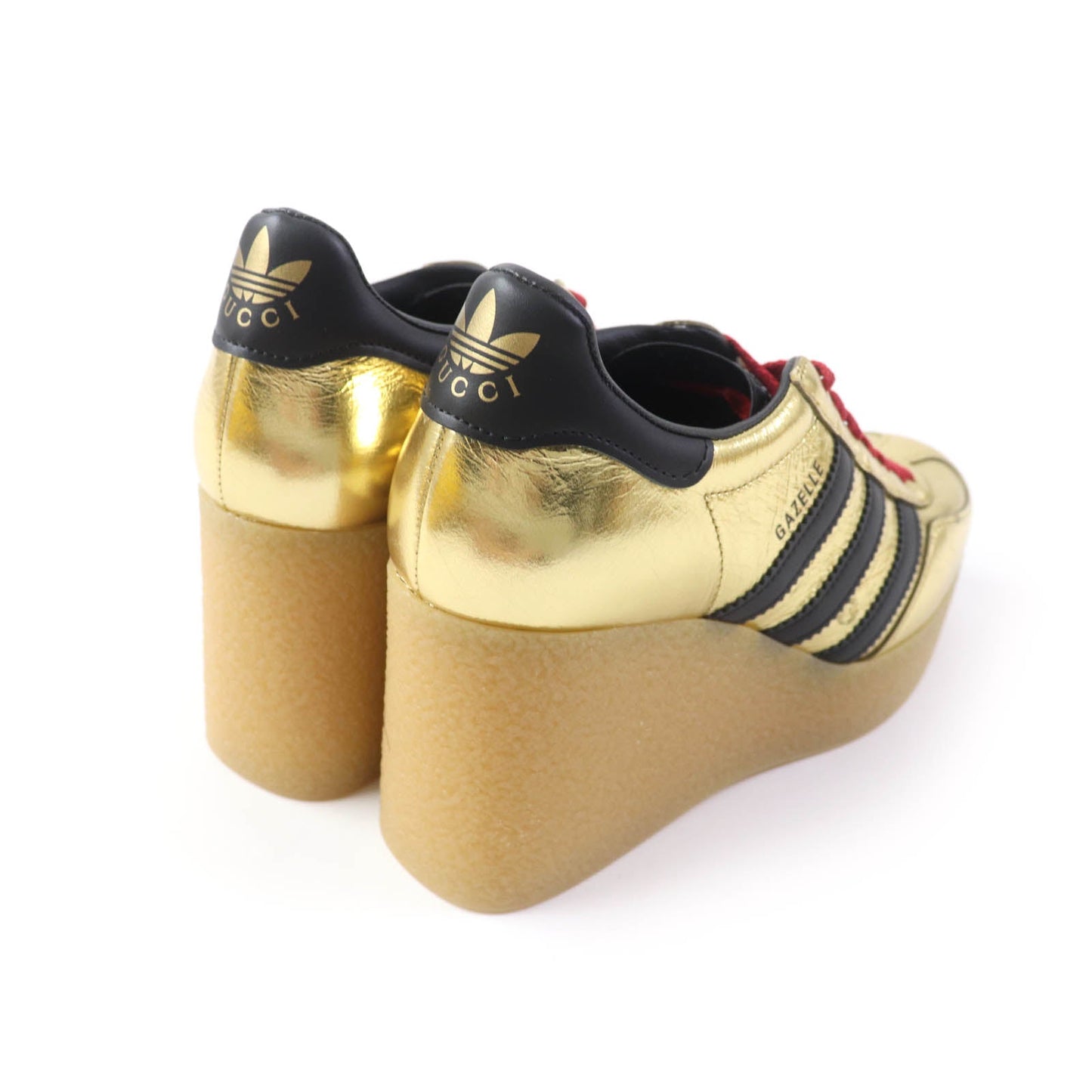 Luxury Gucci Trending 2025 Gazelle Logo Lace-up Sneakers