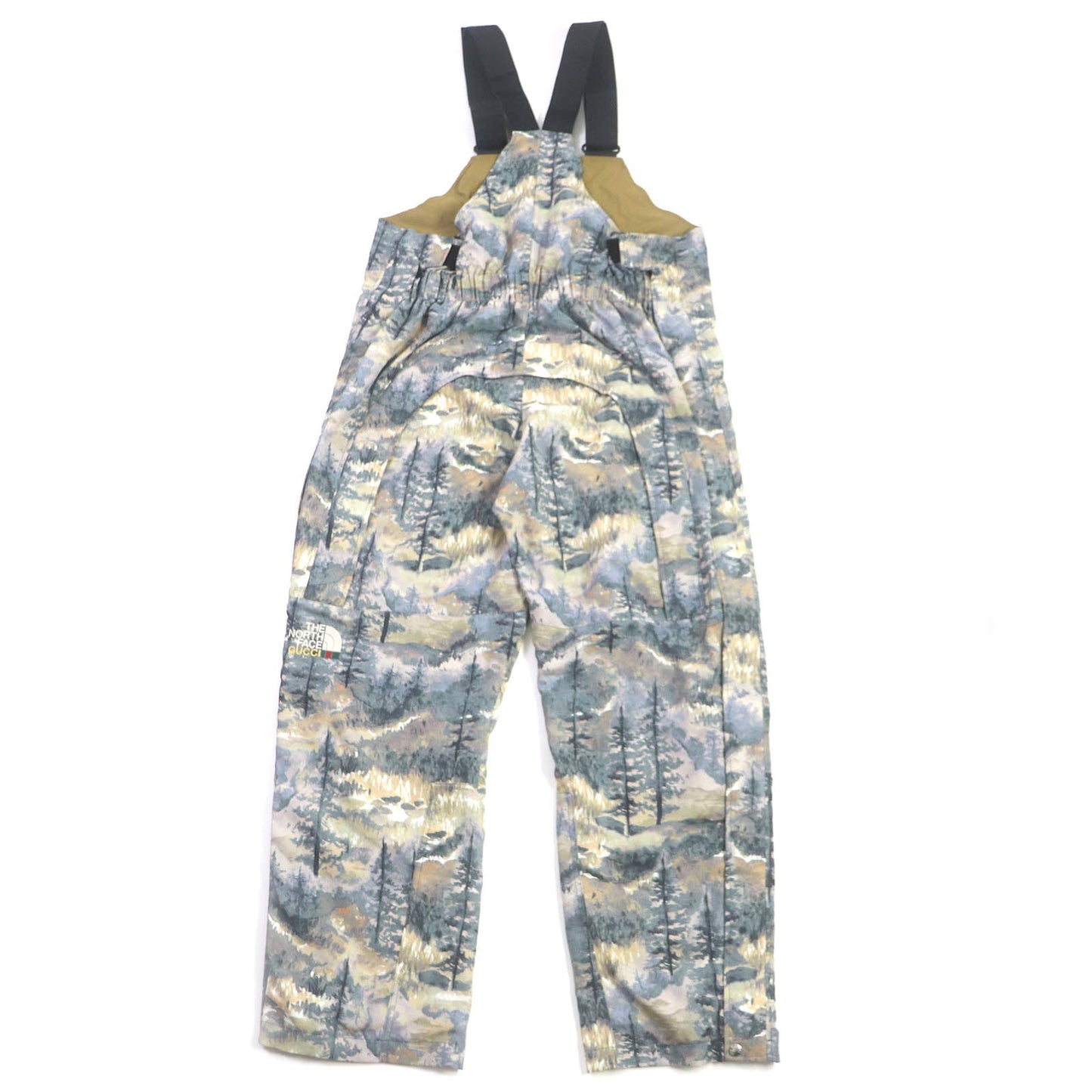 Luxury Gucci Trending 2025 Nylon Forest Print Logo Overalls Multicolor L