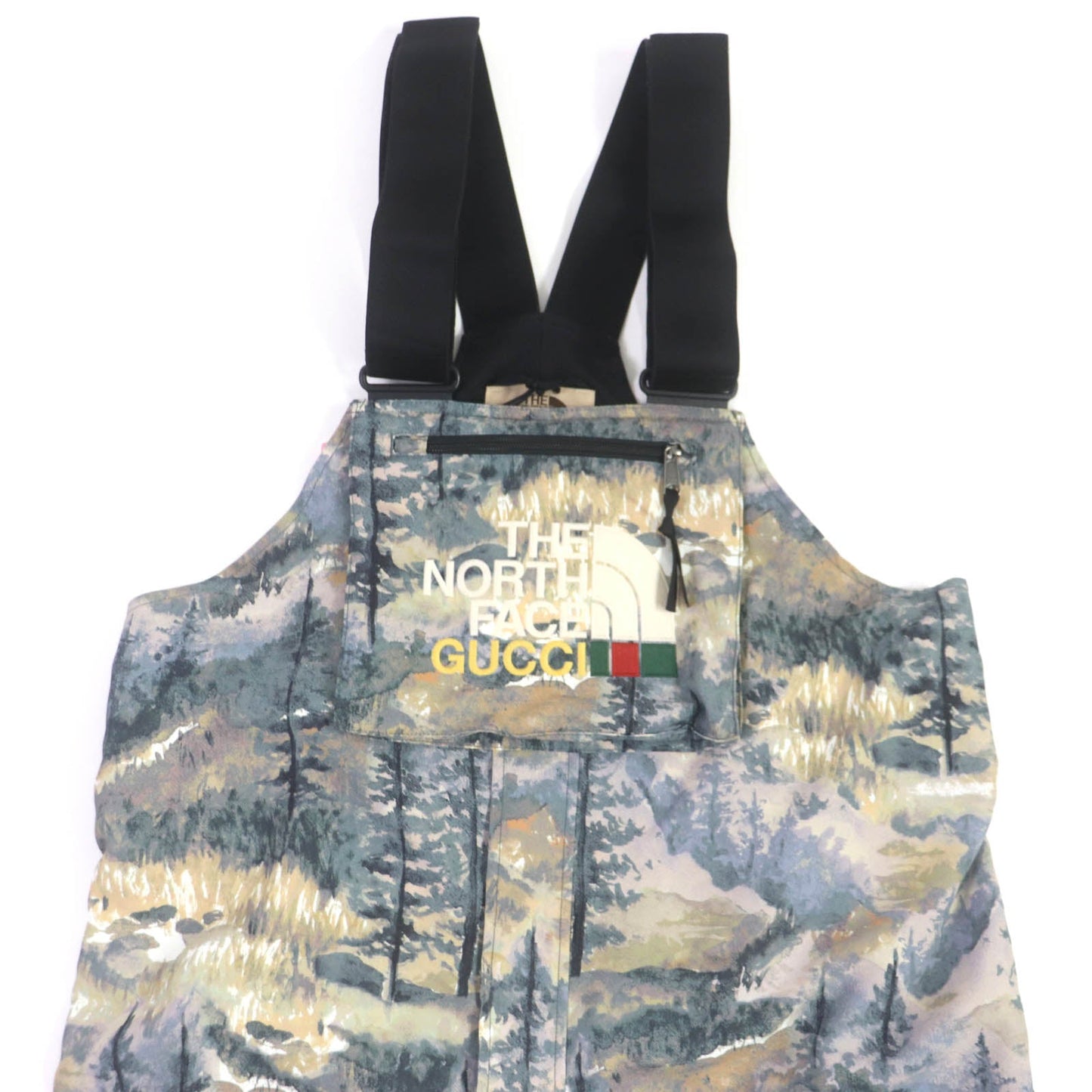 Luxury Gucci Trending 2025 Nylon Forest Print Logo Overalls Multicolor L