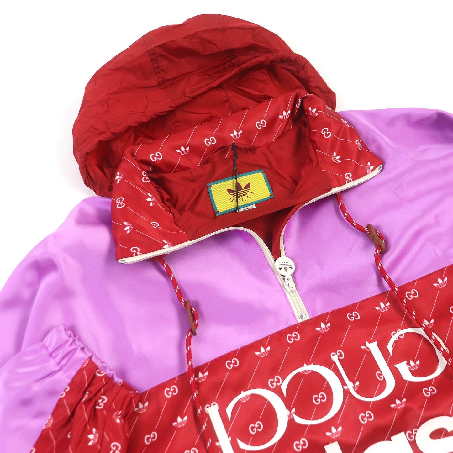 Luxury Gucci Trending 2025 adidas Trefoil Anorak Parka Blouson