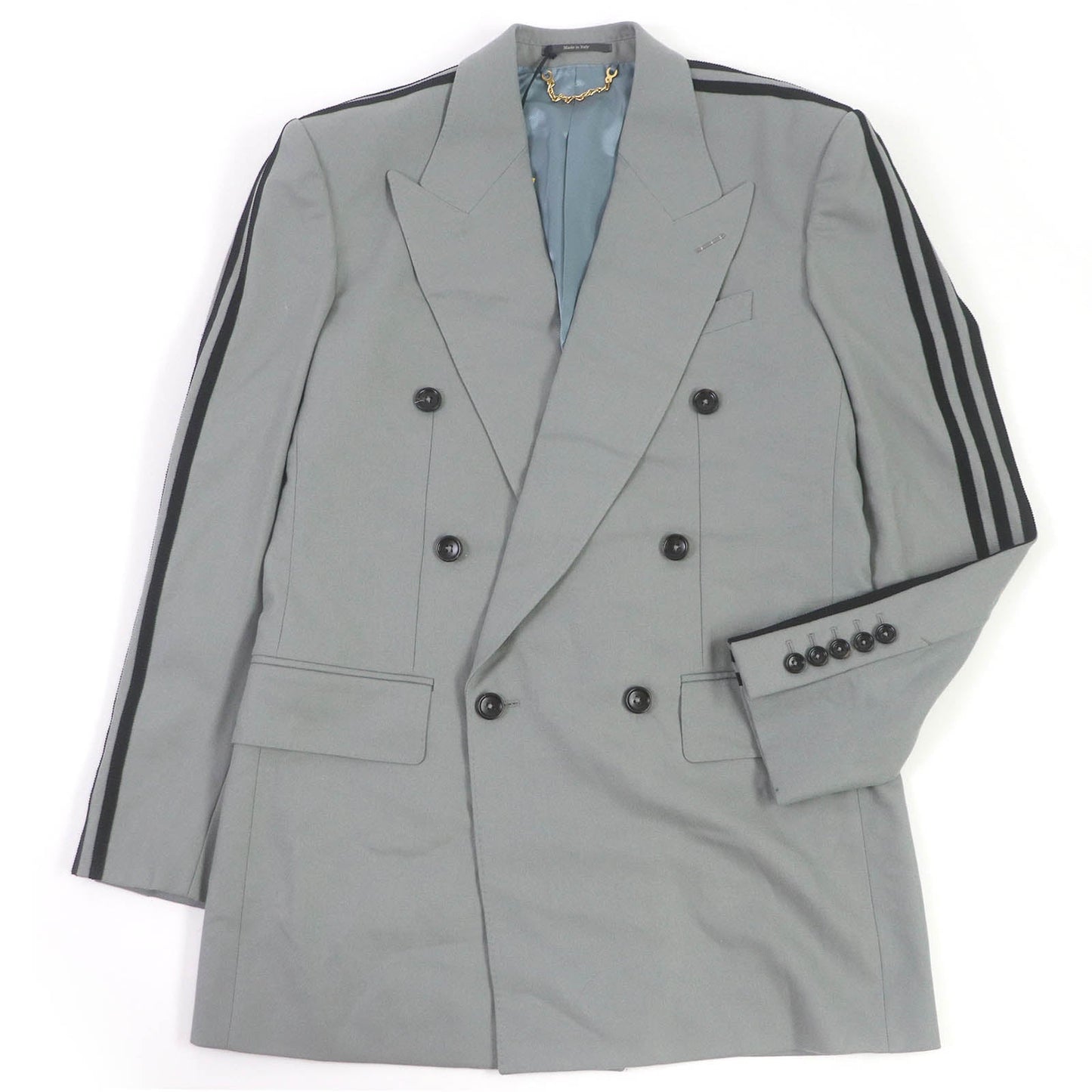 Luxury Gucci Trending 2025 Wool Rayon Double-Breasted Jacket
