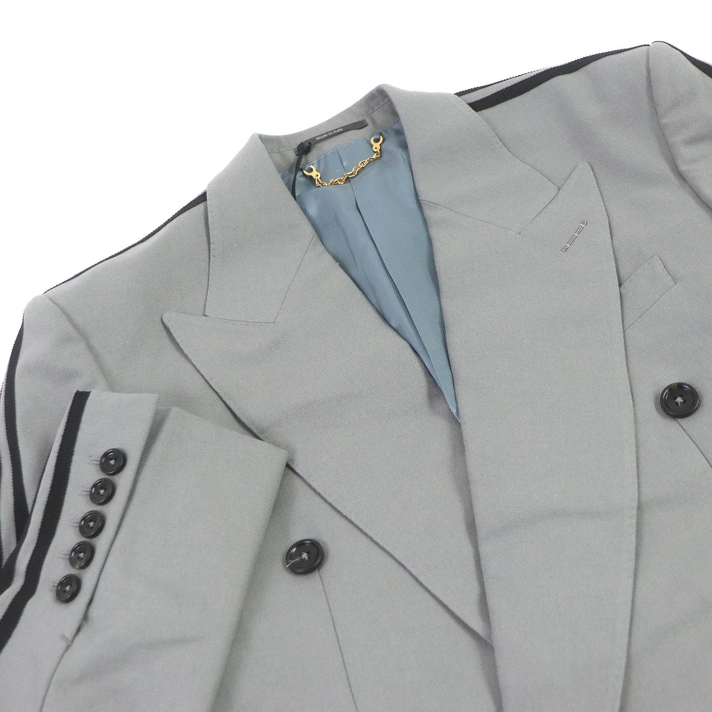 Luxury Gucci Trending 2025 Wool Rayon Double-Breasted Jacket