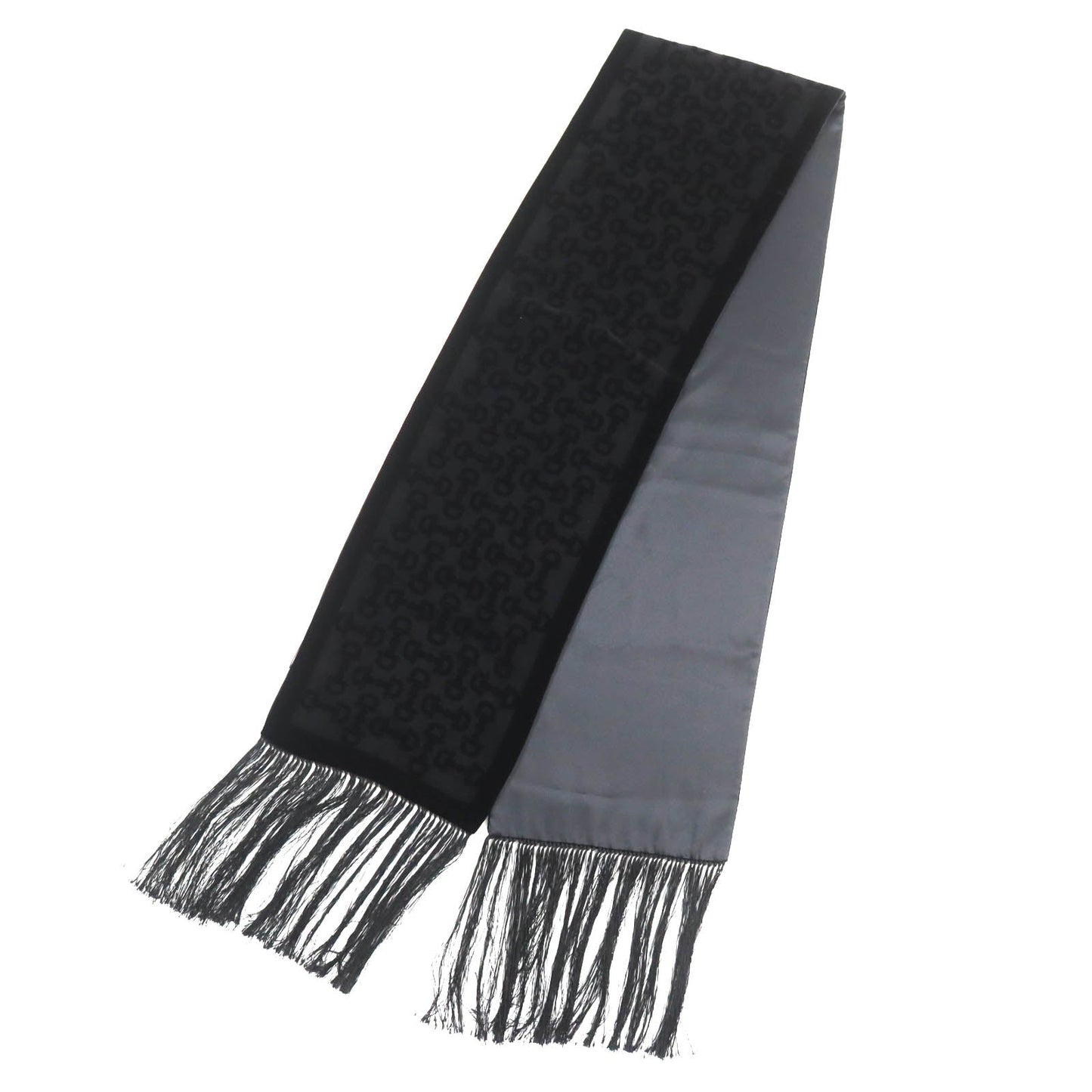 Luxury Gucci Trending 2025 Silk Blend Horsebit Print Scarf Black