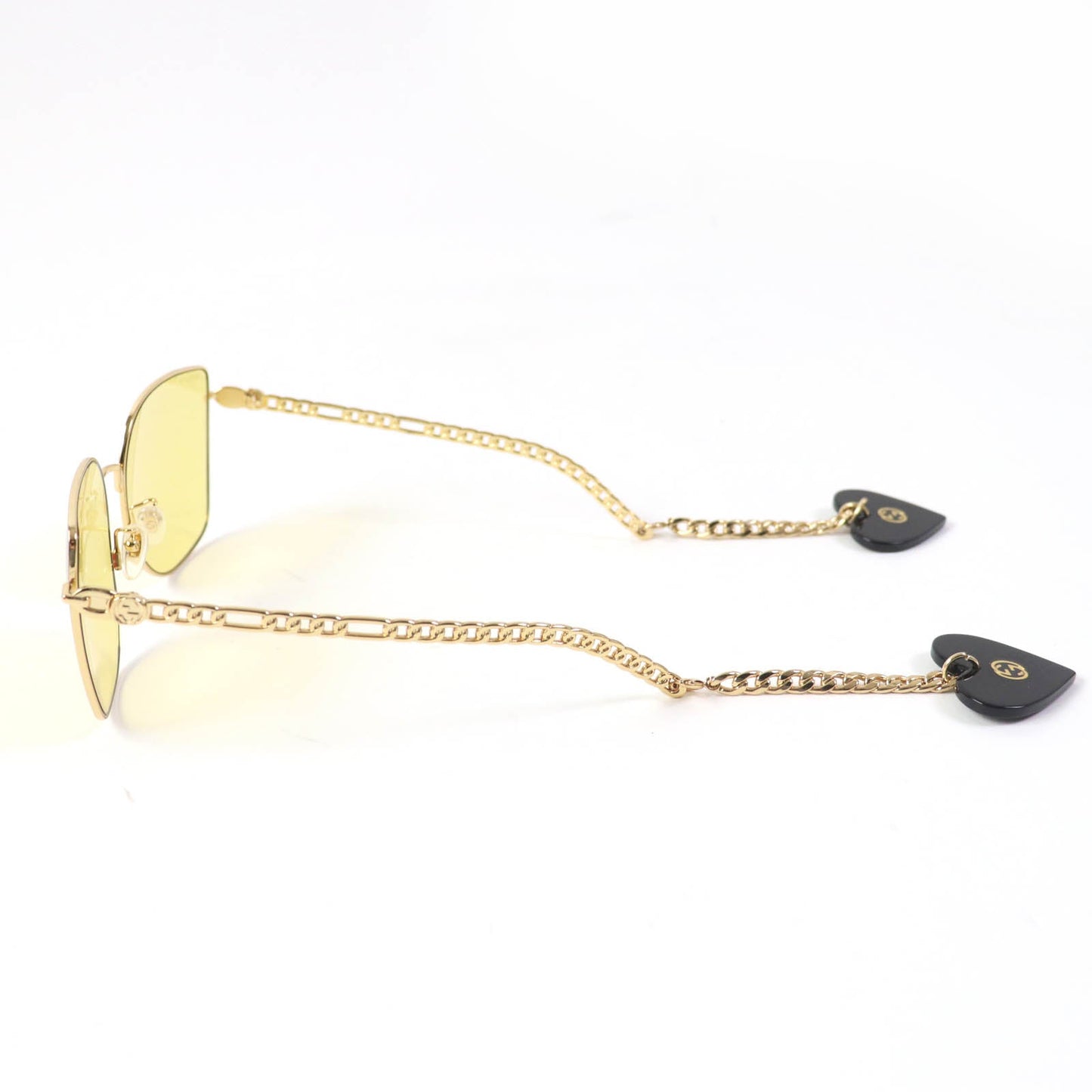 Luxury Gucci Trending 2025 GG0721S Sunglasses Gold Yellow Women