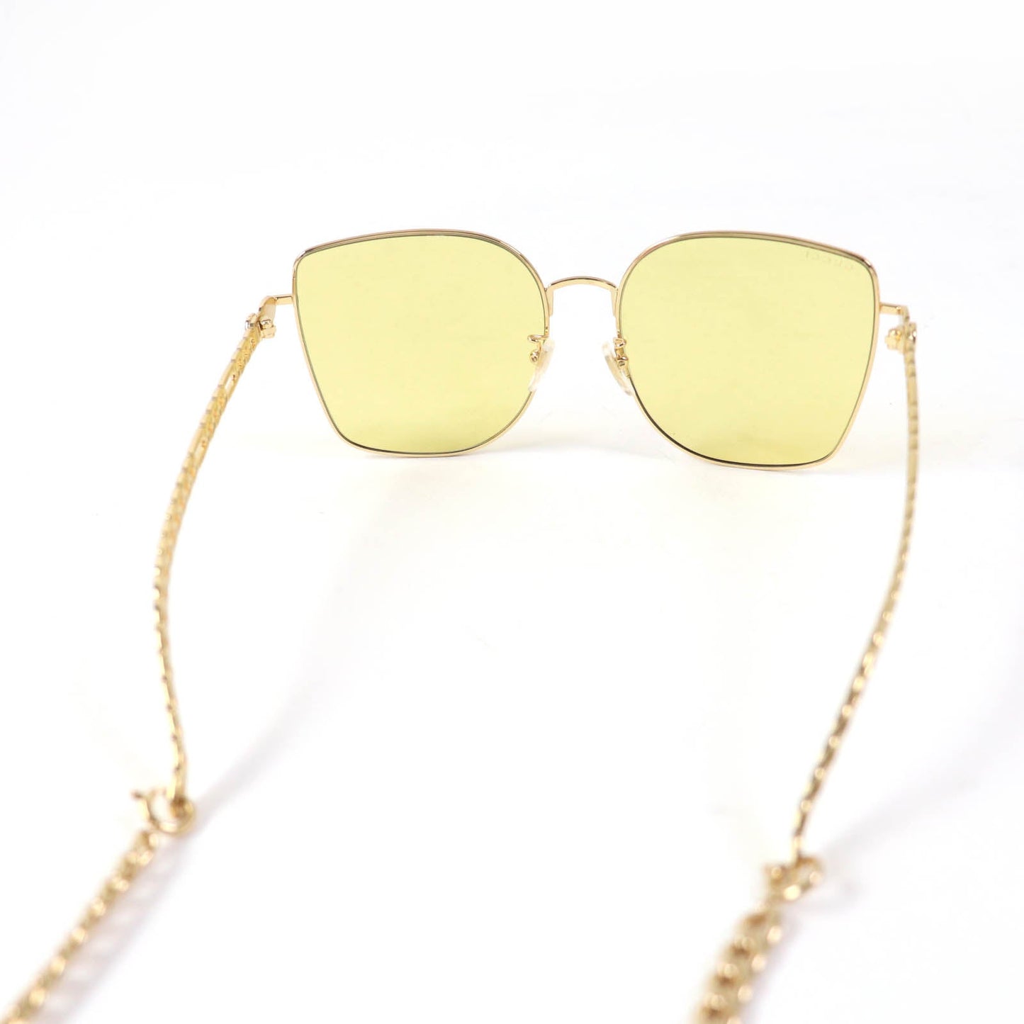 Luxury Gucci Trending 2025 GG0721S Sunglasses Gold Yellow Women