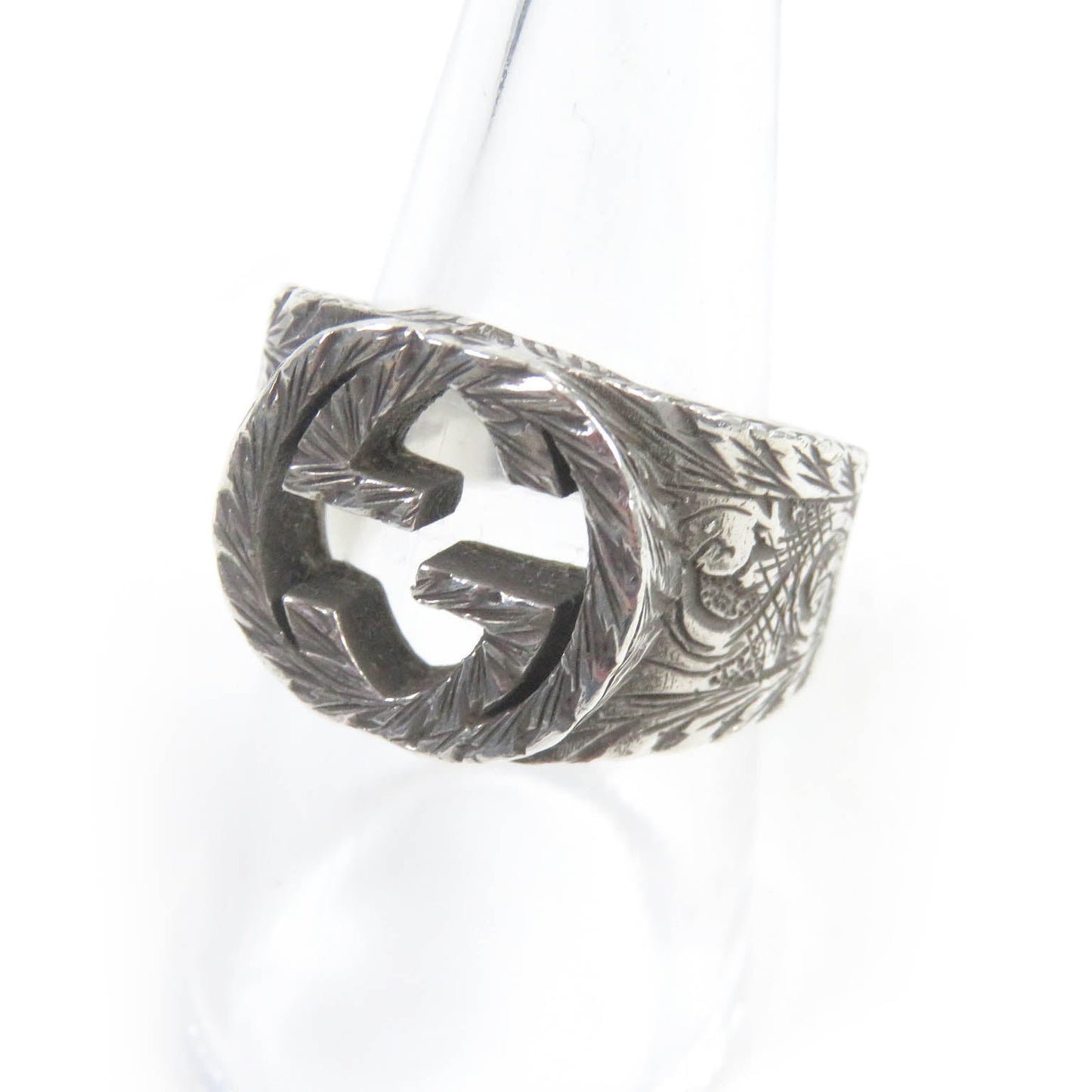 Luxury Gucci Trending 2025 Interlocking G Arabesque Ring AG925 Silver