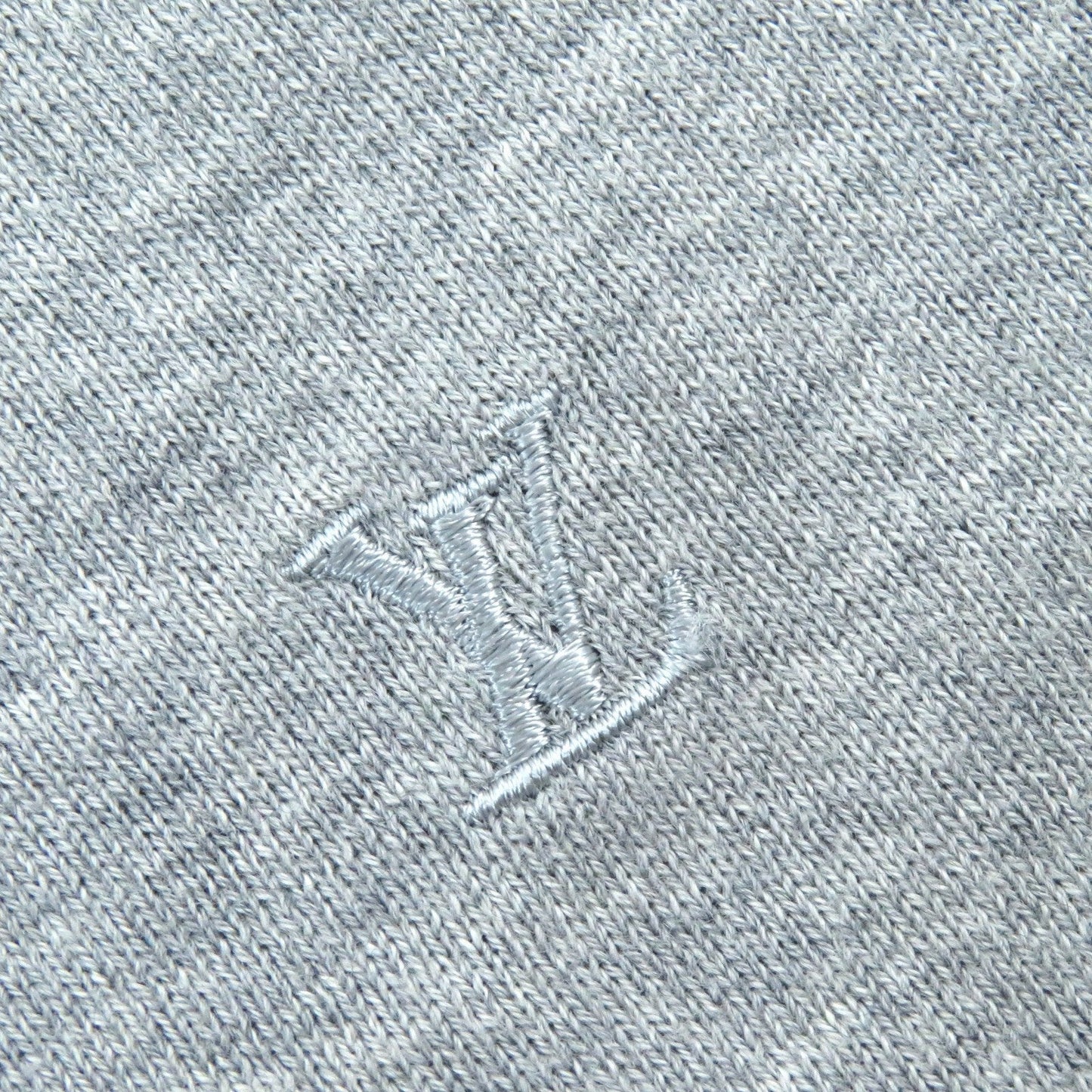 LOUIS VUITTON knit Main: 85% cotton, Main: 15% cashmere Black Navy Dark Gray Gray mens L