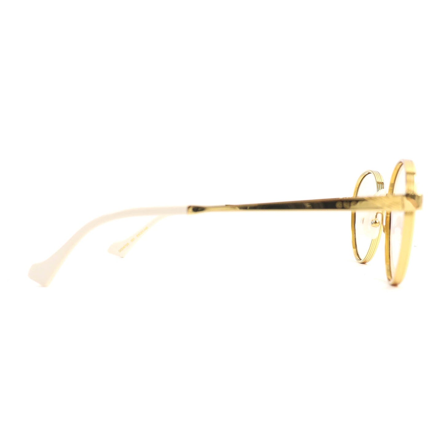 Luxury Gucci Trending 2025 GG0872S Sunglasses Gold Off-white