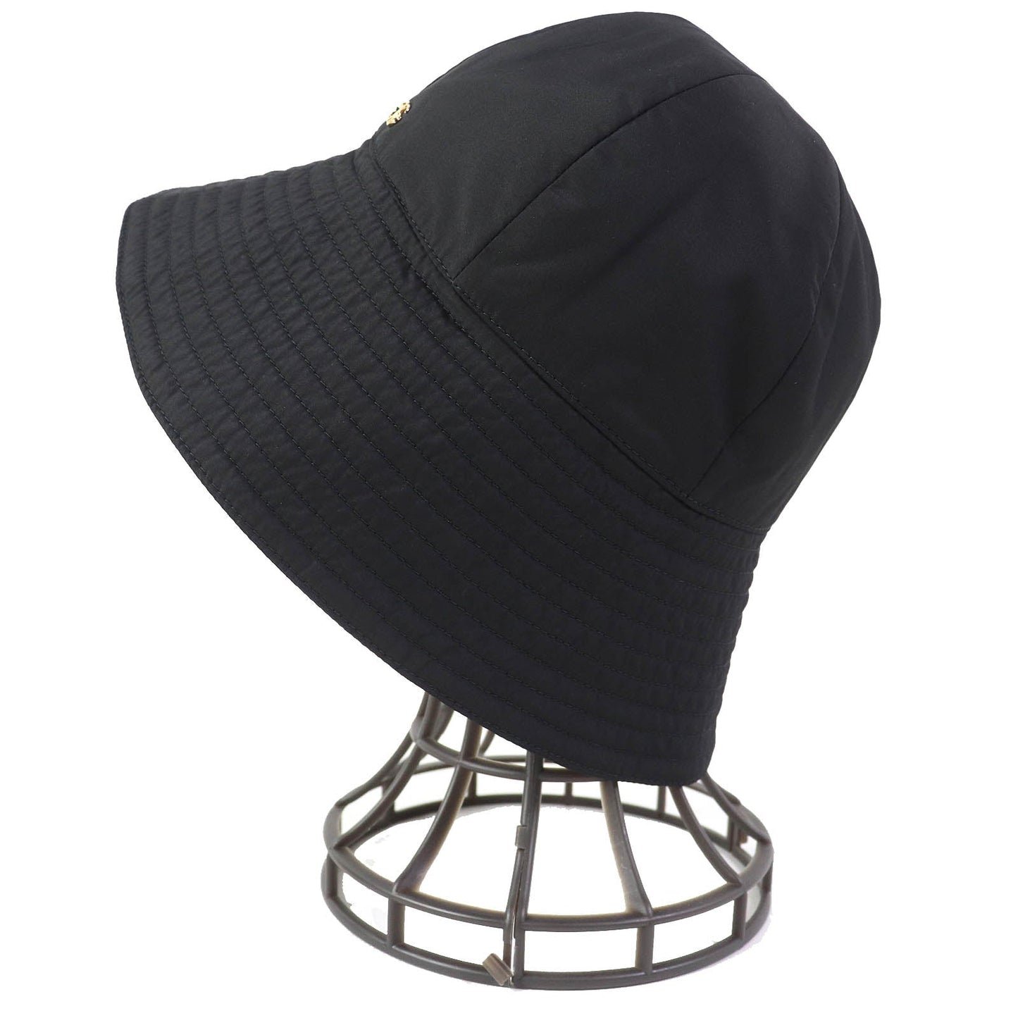 Luxury Gucci Trending 2025 Double G Bucket Hat Black Gold M