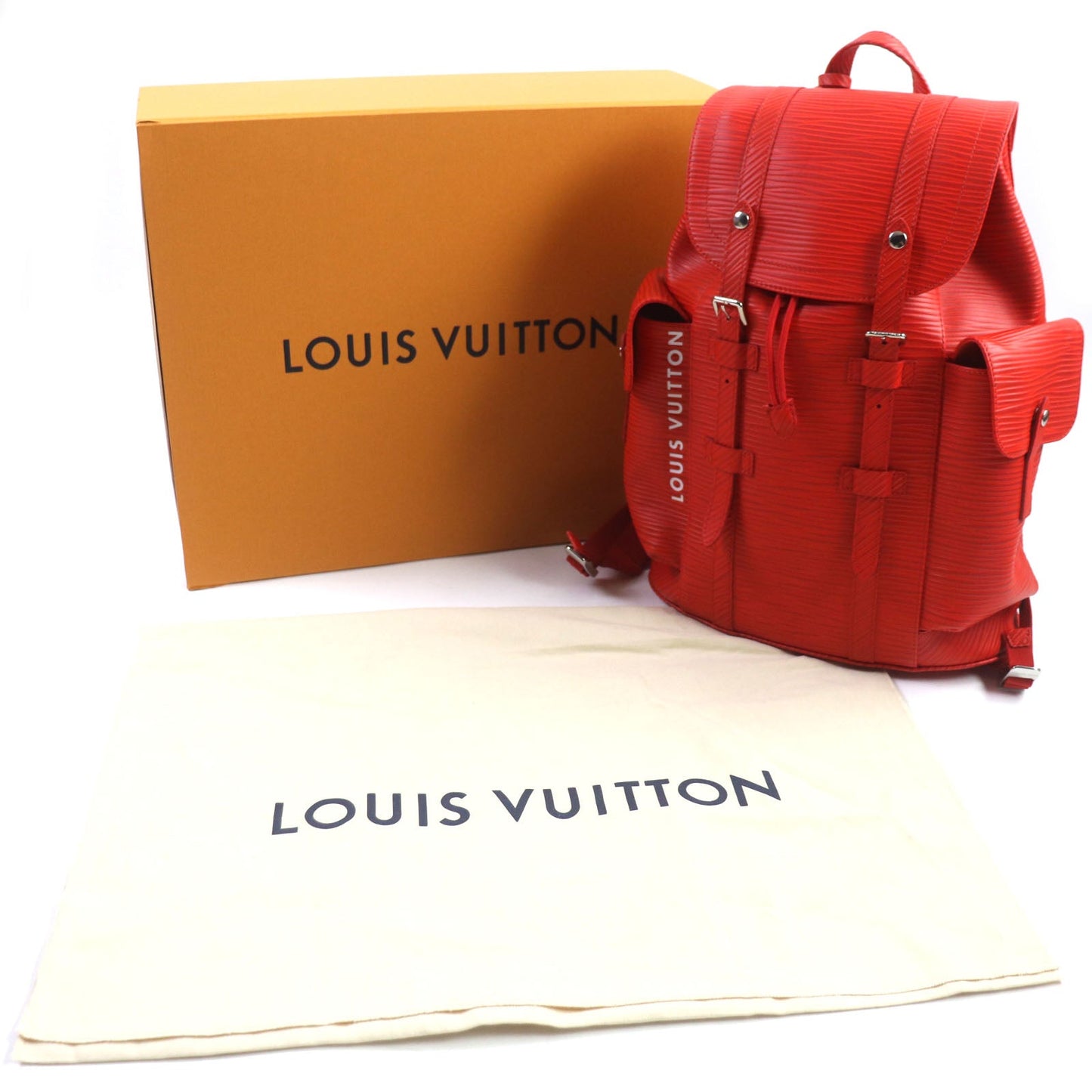 Louis Vuitton Epi XL Christopher MM Backpack Red