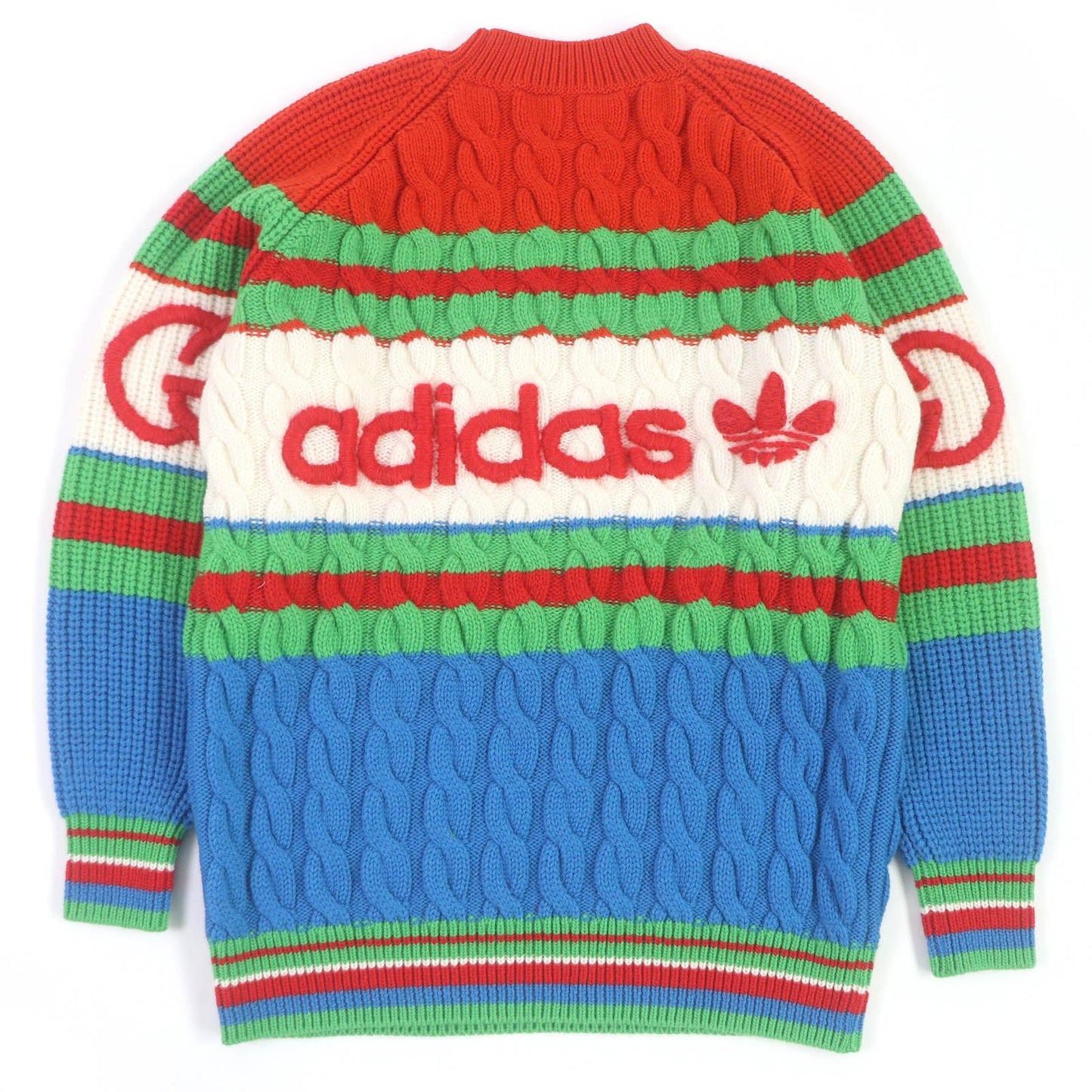 Luxury Gucci Trending 2025 Wool Mohair Cable Knit Sweater XS