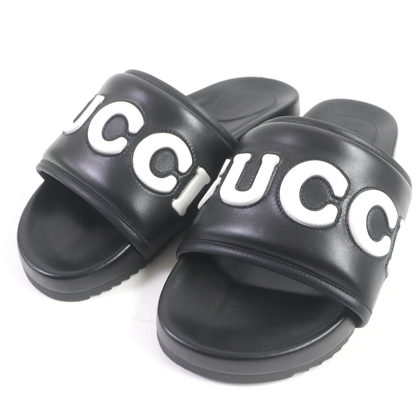 Luxury Gucci Trending 2025 Logo Slide Shower Sandals Black