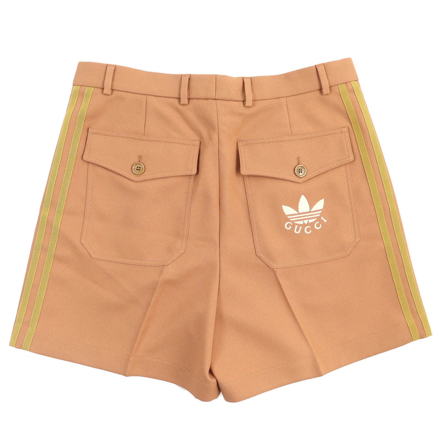 Luxury Gucci Trending 2025 adidas Trefoil Shorts Beige 46