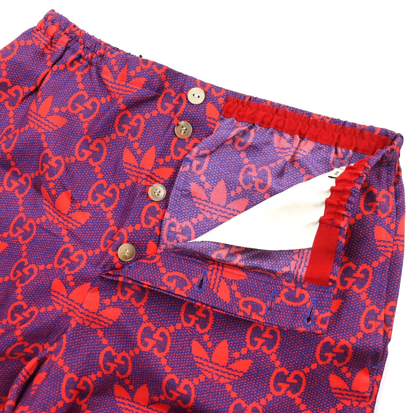 Luxury Gucci Trending 2025 adidas Silk Micro GG Shorts Red 44