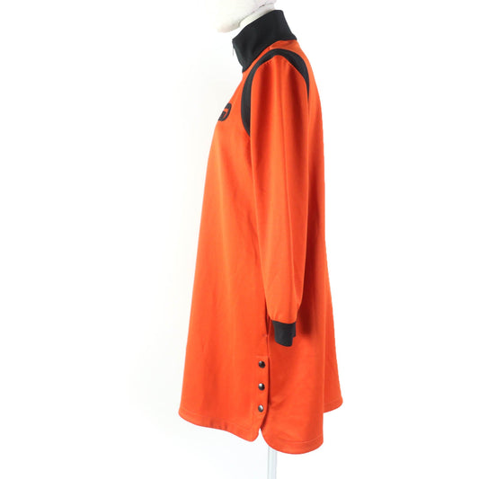 Luxury Gucci Trending 2025 GG Logo Sweatshirt Dress Orange Black S