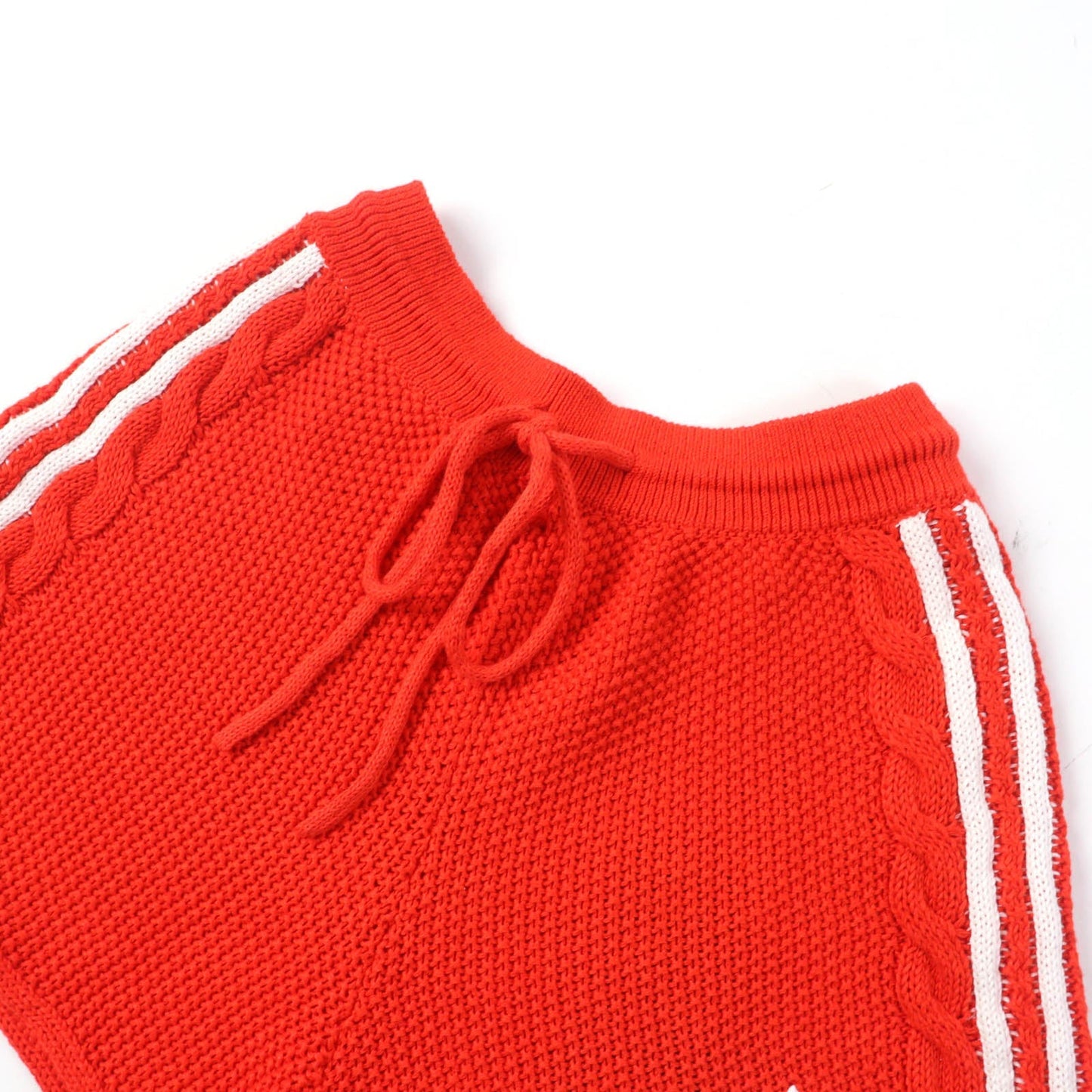 Luxury Gucci Trending 2025 adidas Trefoil Knit Shorts Orange M