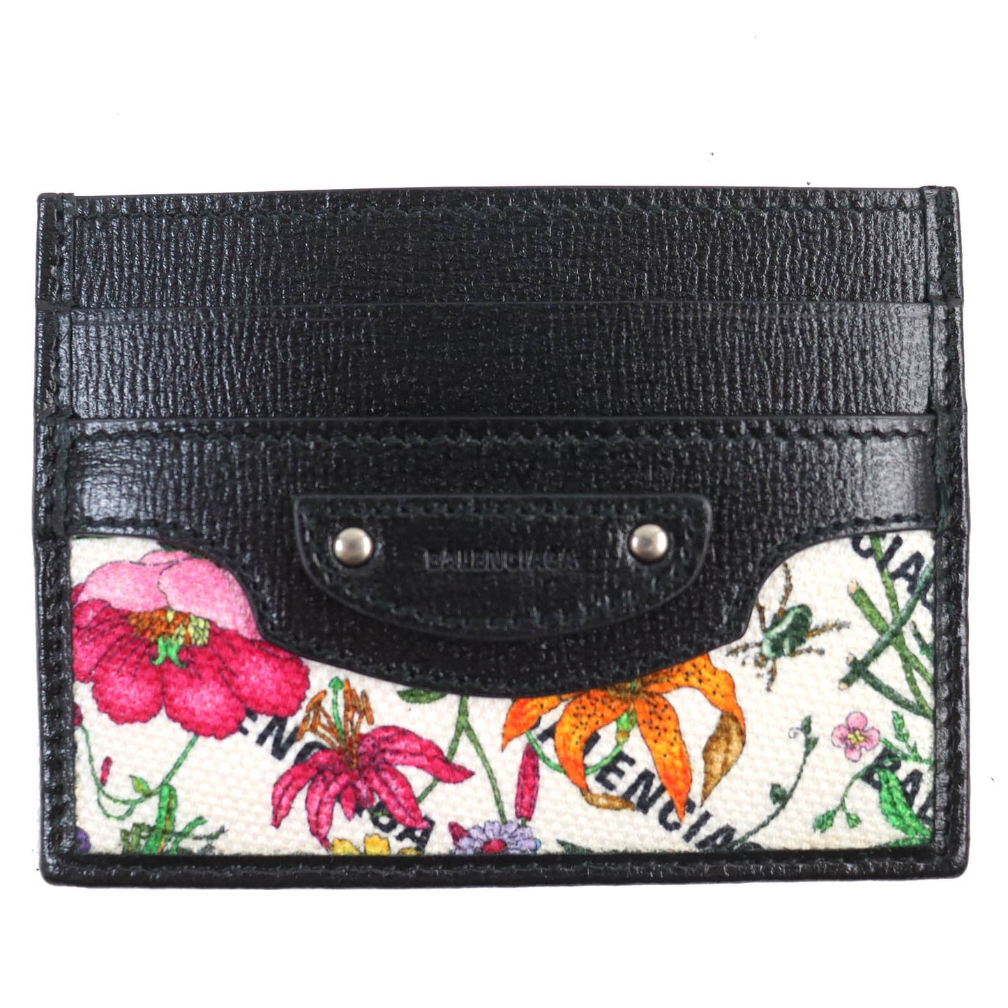 Luxury Gucci Trending 2025 Floral Leather Card Holder 681709
