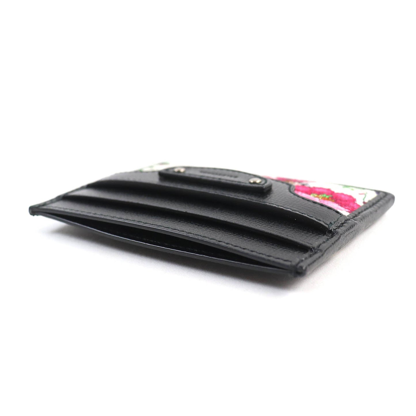 Luxury Gucci Trending 2025 Floral Leather Card Holder 681709