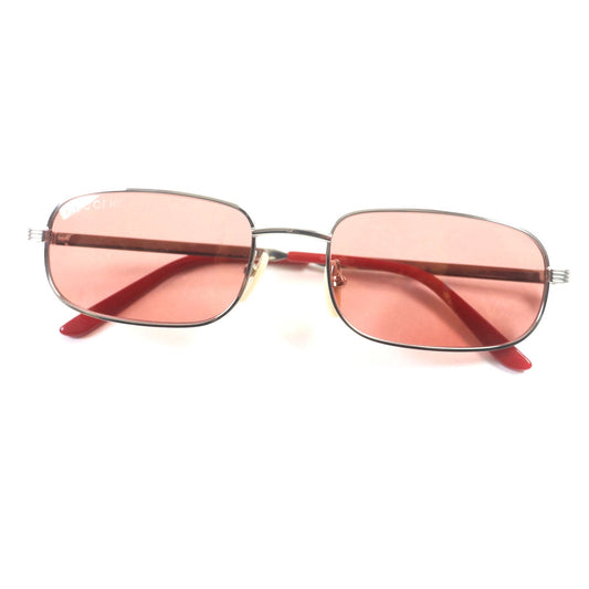 Luxury Gucci Trending 2025 GG1457S Sunglasses Silver Red