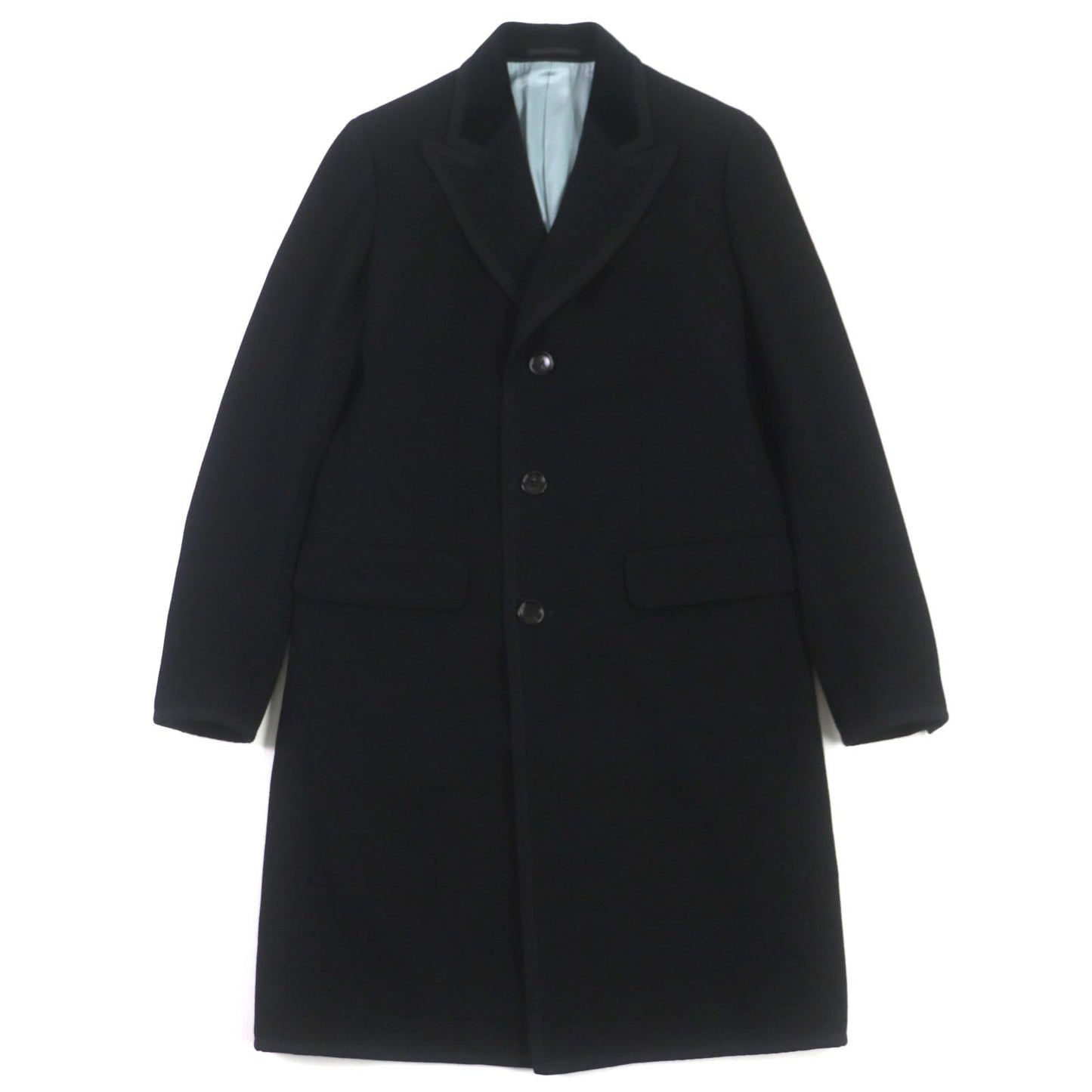 Luxury Gucci Trending 2025 Wool Peaked Lapel Coat Black 46
