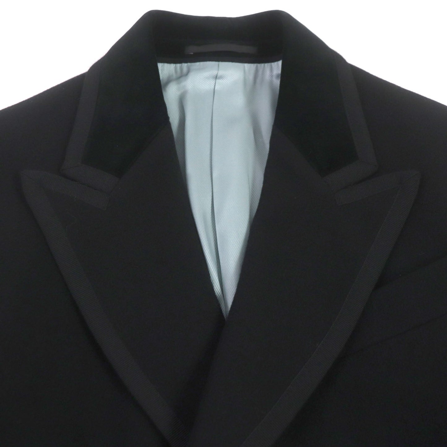 Luxury Gucci Trending 2025 Wool Peaked Lapel Coat Black 46