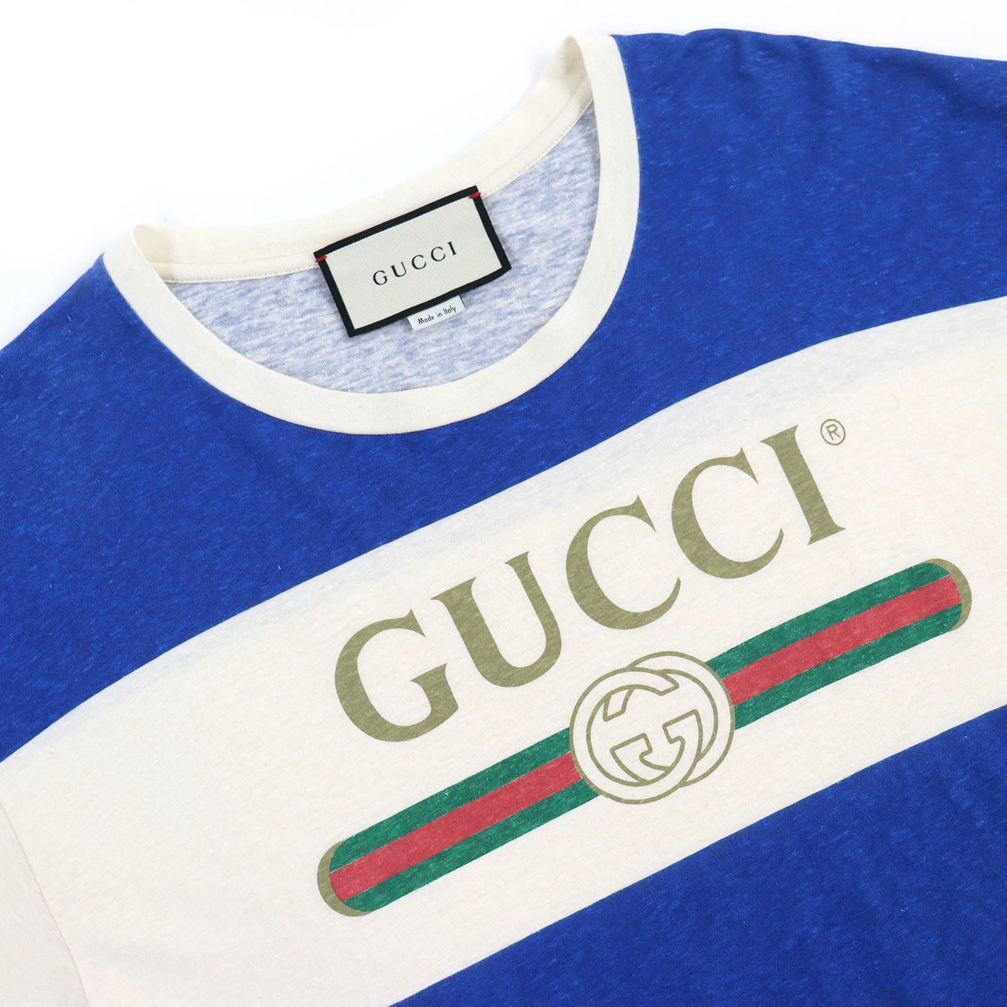 Luxury Gucci Trending 2025 Cotton Hemp Vintage Logo T-shirt L
