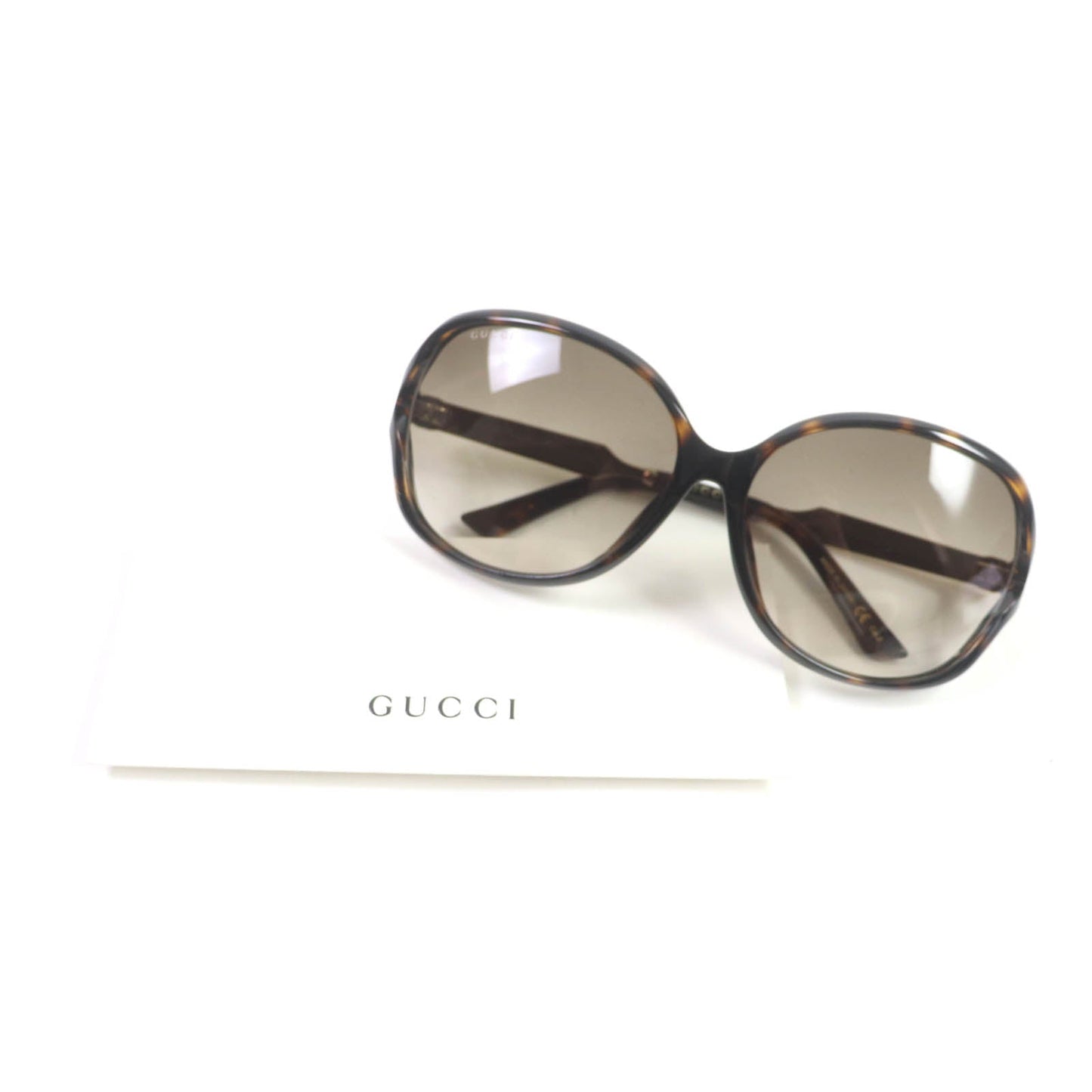 Luxury Gucci Trending 2025 GG0076SK Tortoiseshell Sunglasses Women
