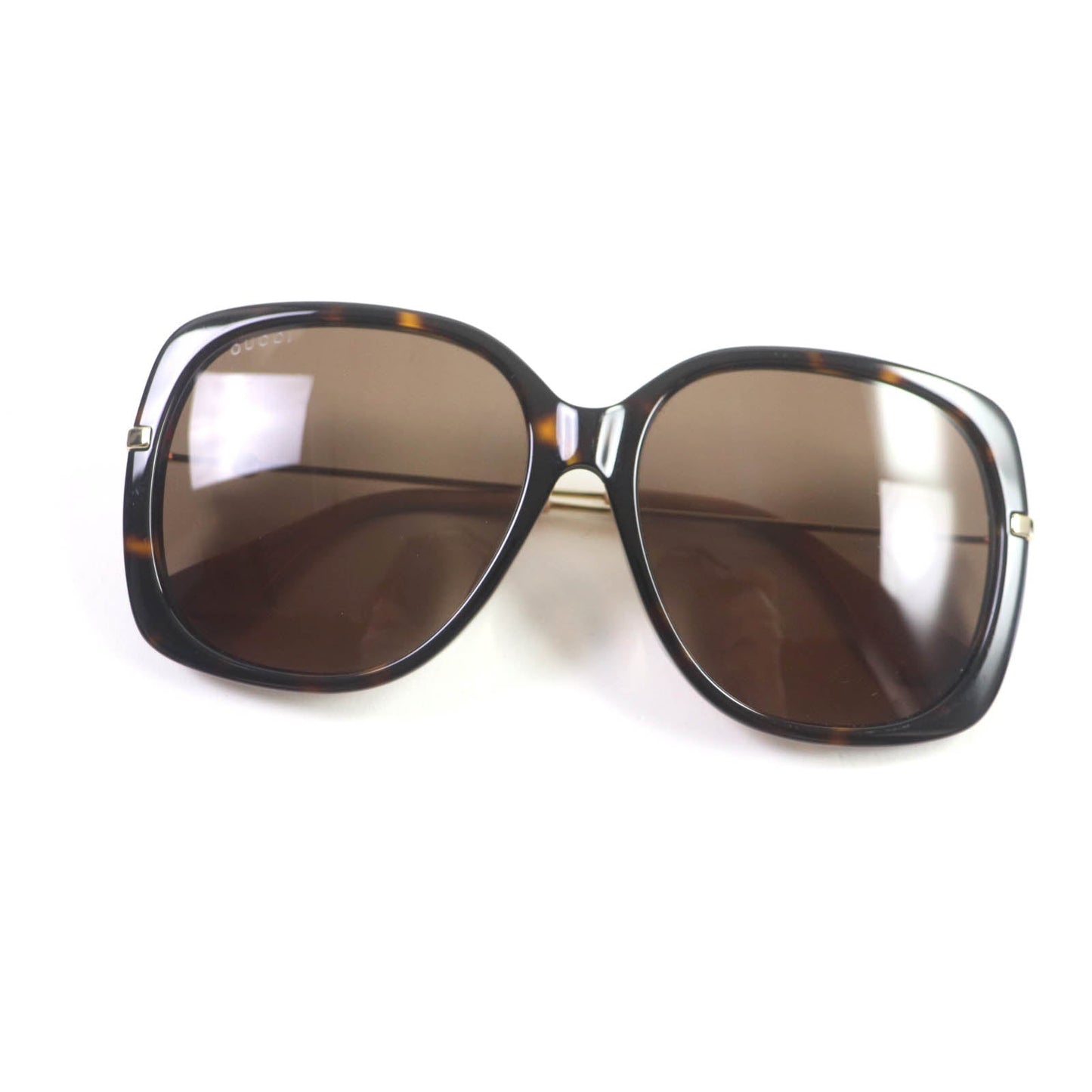 Luxury Gucci Trending 2025 GG0511SA Butterfly Sunglasses Brown Gold