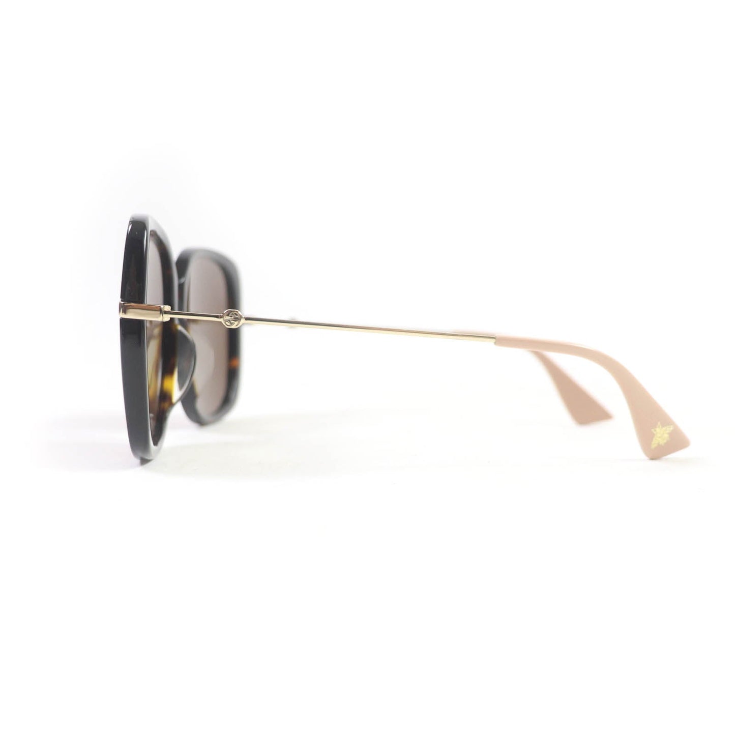 Luxury Gucci Trending 2025 GG0511SA Butterfly Sunglasses Brown Gold