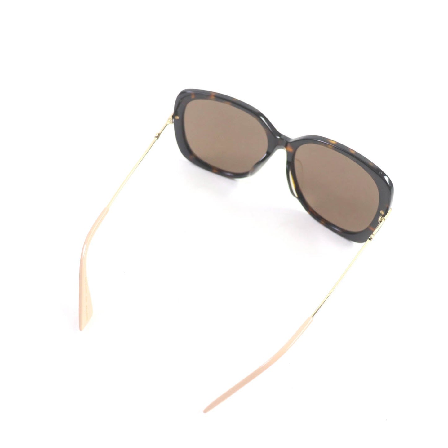 Luxury Gucci Trending 2025 GG0511SA Butterfly Sunglasses Brown Gold