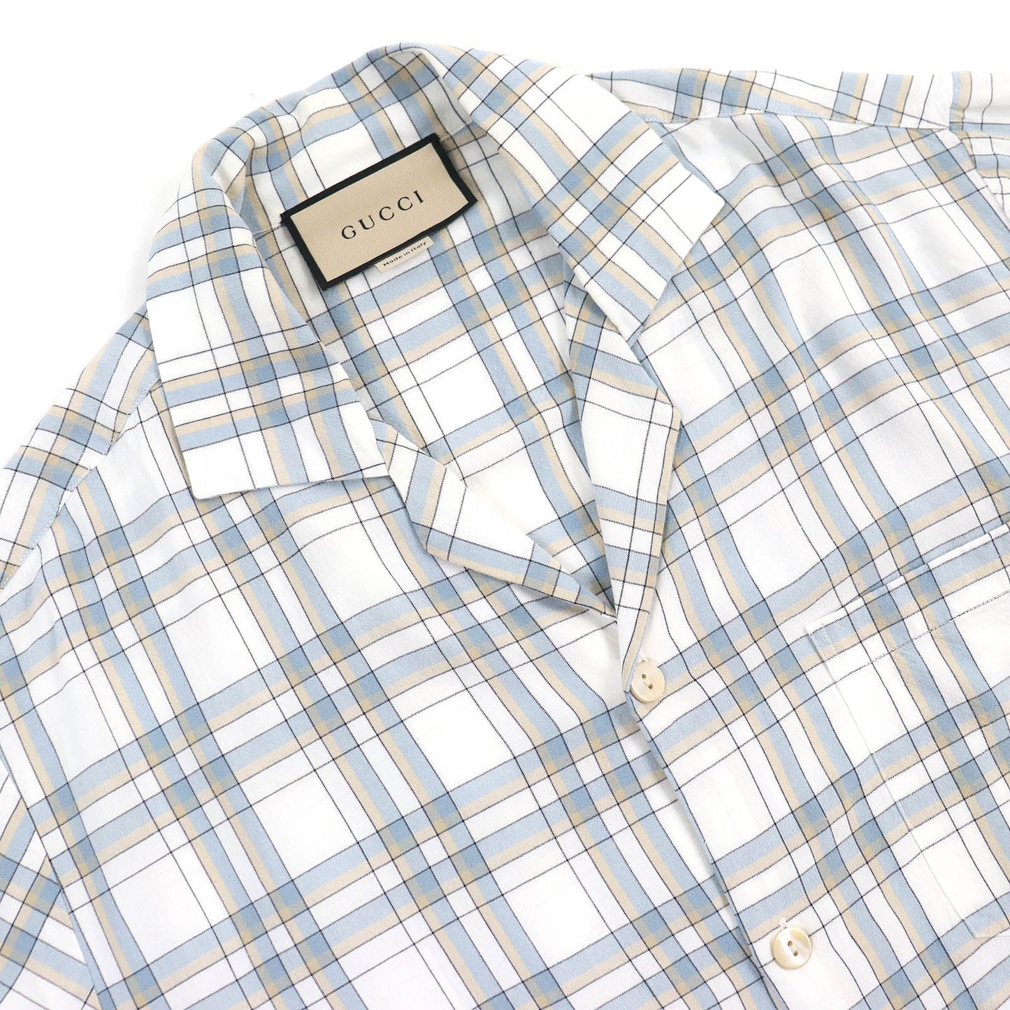 Luxury Gucci Trending 2025 Rayon Check Bowling Shirt 48