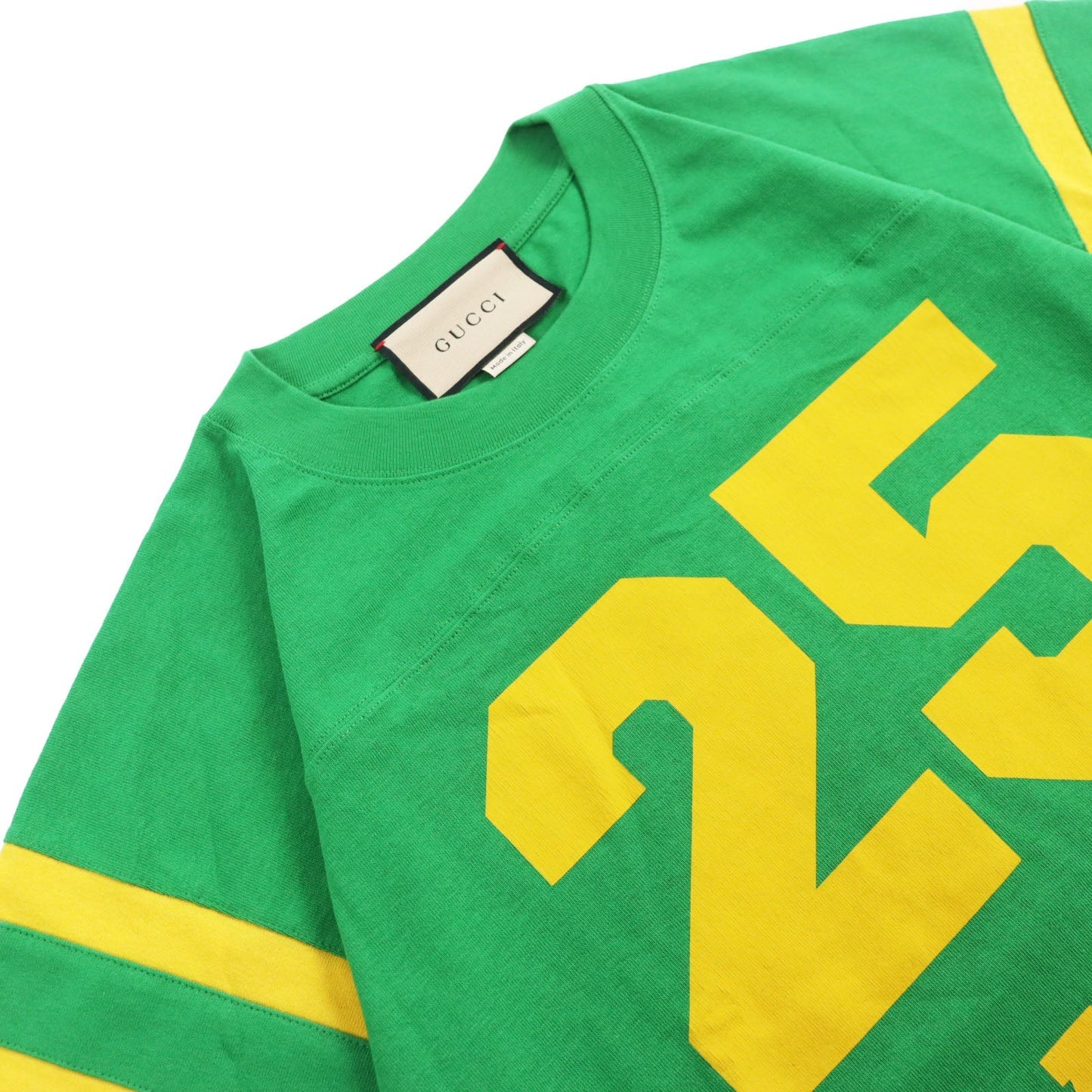 Luxury Gucci Trending 2025 Cotton Print T-Shirt Green XXS
