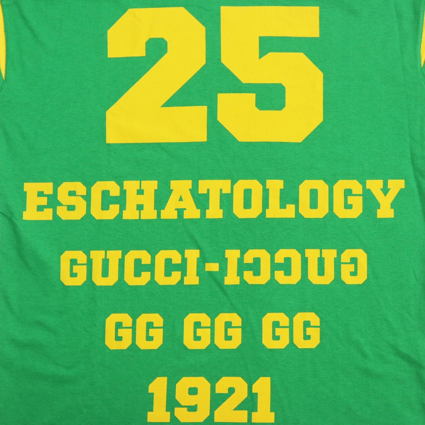 Luxury Gucci Trending 2025 Cotton Print T-Shirt Green XXS
