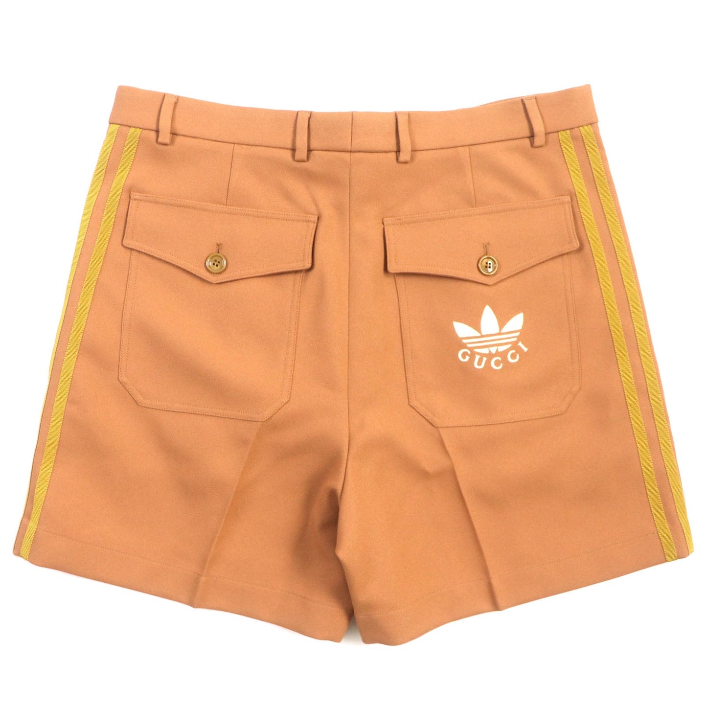 Luxury Gucci Trending 2025 Adidas Polyester Logo Shorts Brown