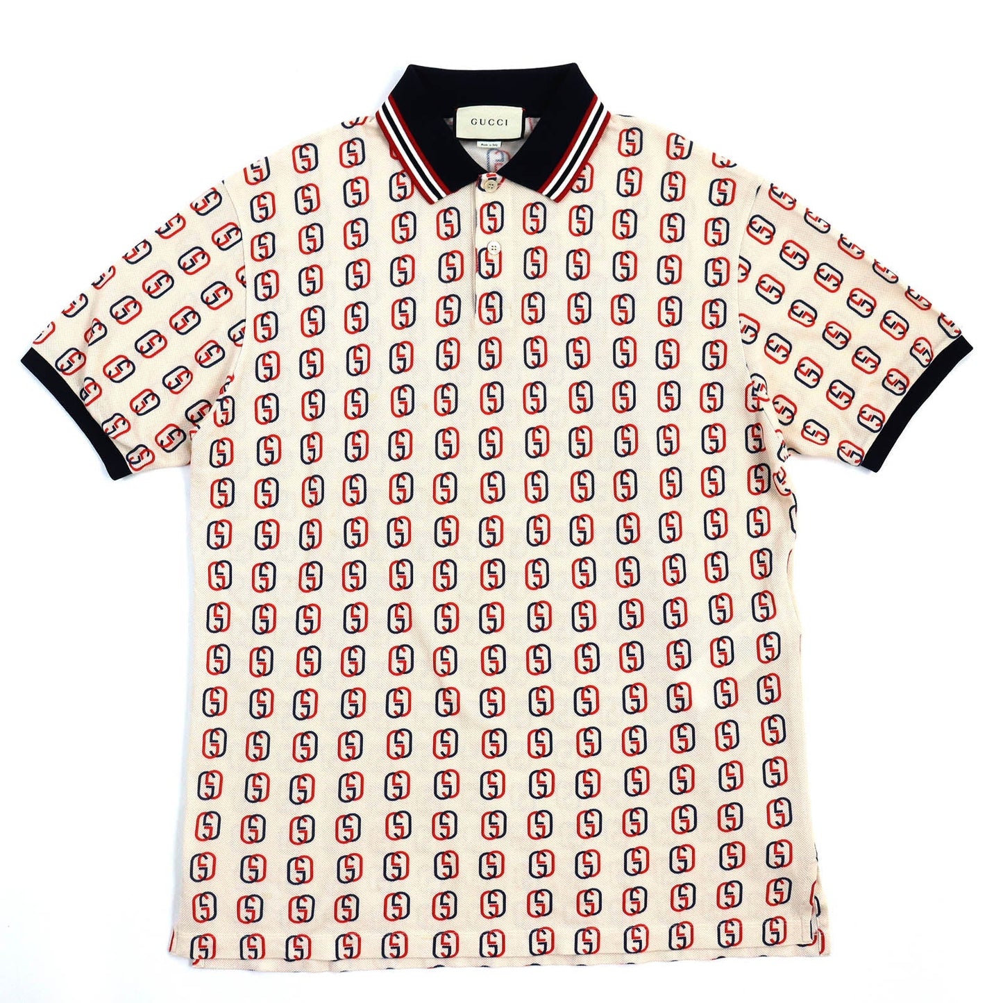 Luxury Gucci Trending 2025 Interlocking G Polo Shirt Beige L
