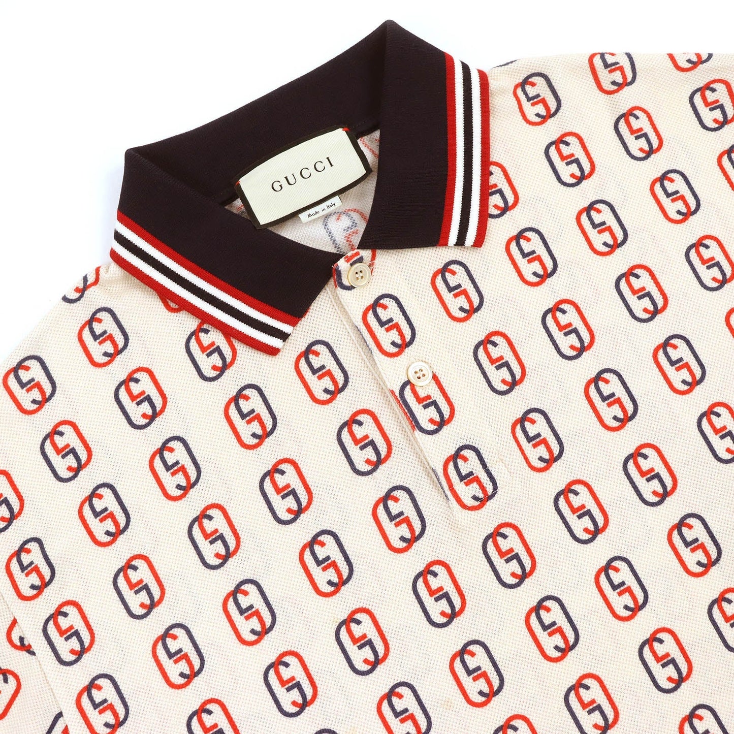 Luxury Gucci Trending 2025 Interlocking G Polo Shirt Beige L