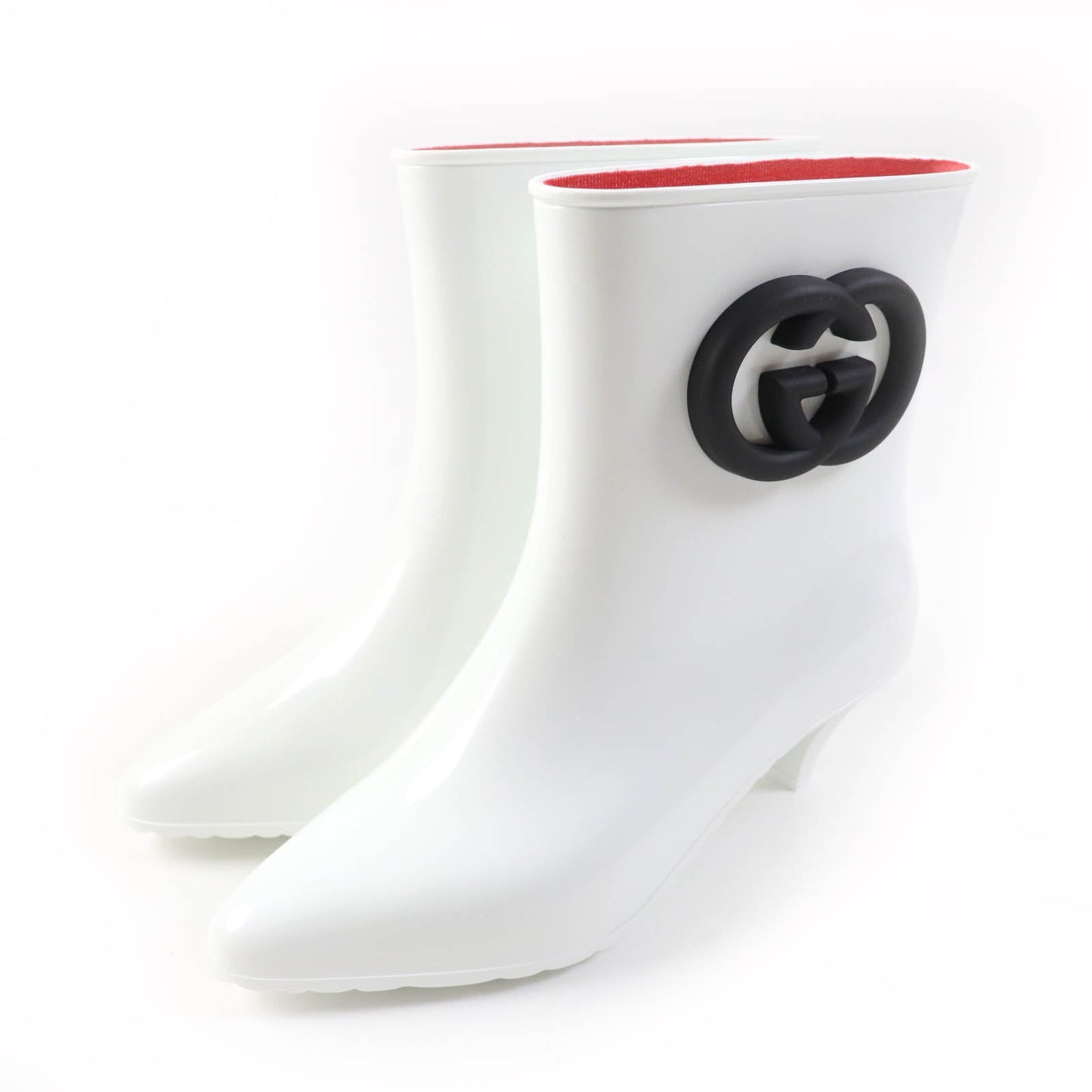 Luxury Gucci Trending 2025 Interlocking G Rubber Rain Boots Women