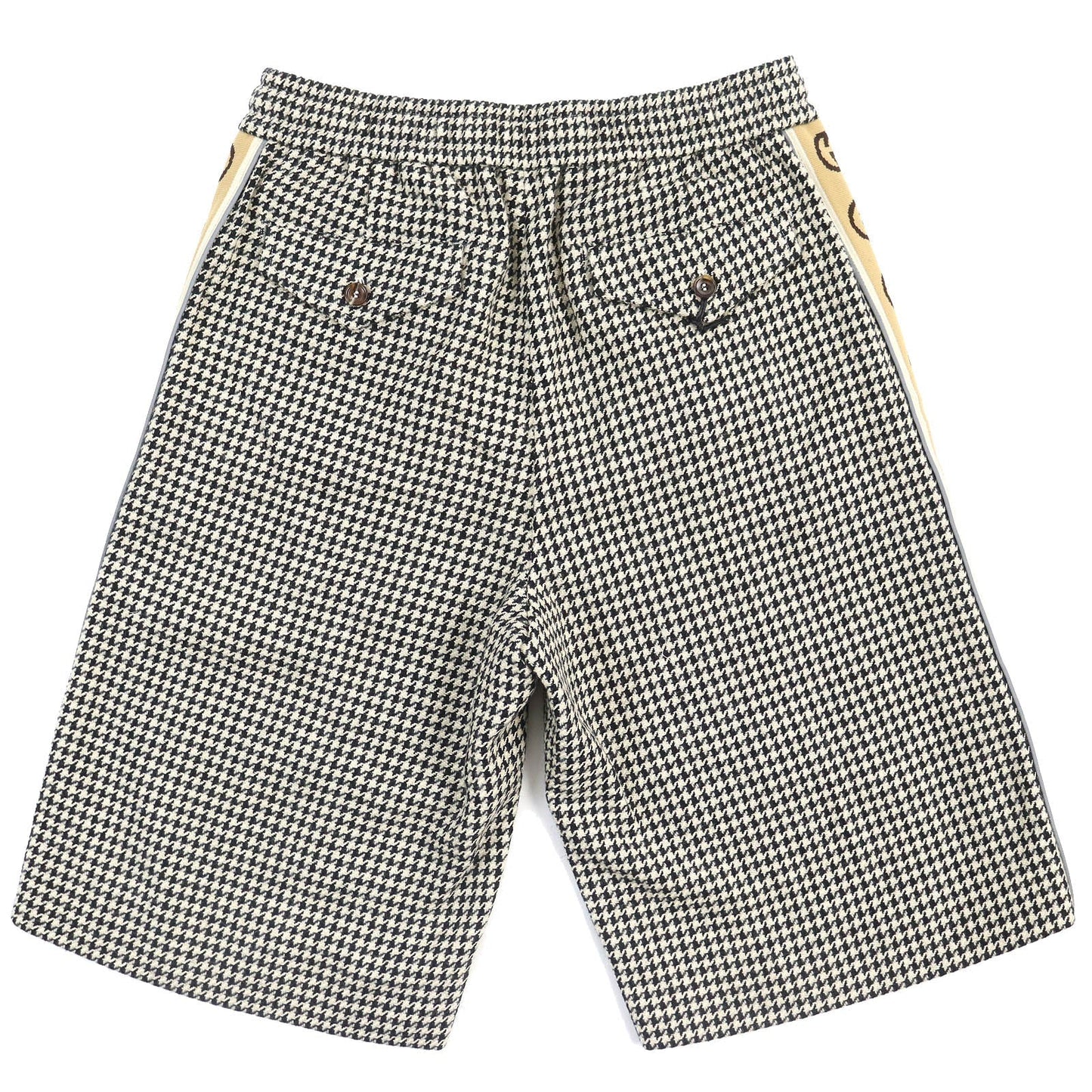 Luxury Gucci Trending 2025 GG Logo Houndstooth Jacquard Shorts