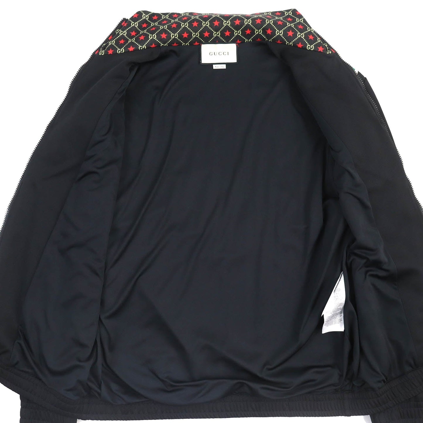 Luxury Gucci Trending 2025 GG Star Webline Track Jacket Black S
