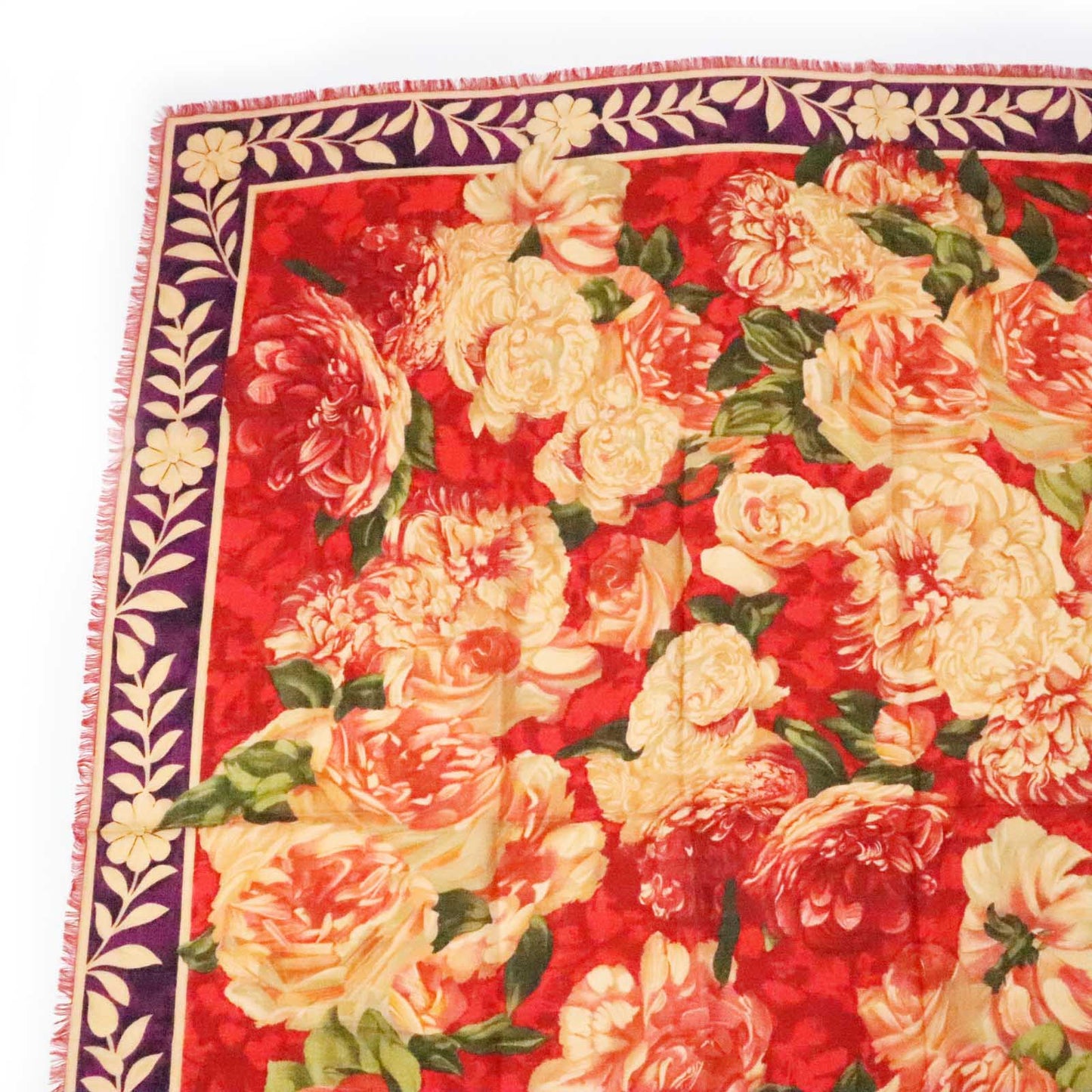 Luxury Gucci Trending 2025 Wool Silk Flower Print Scarf