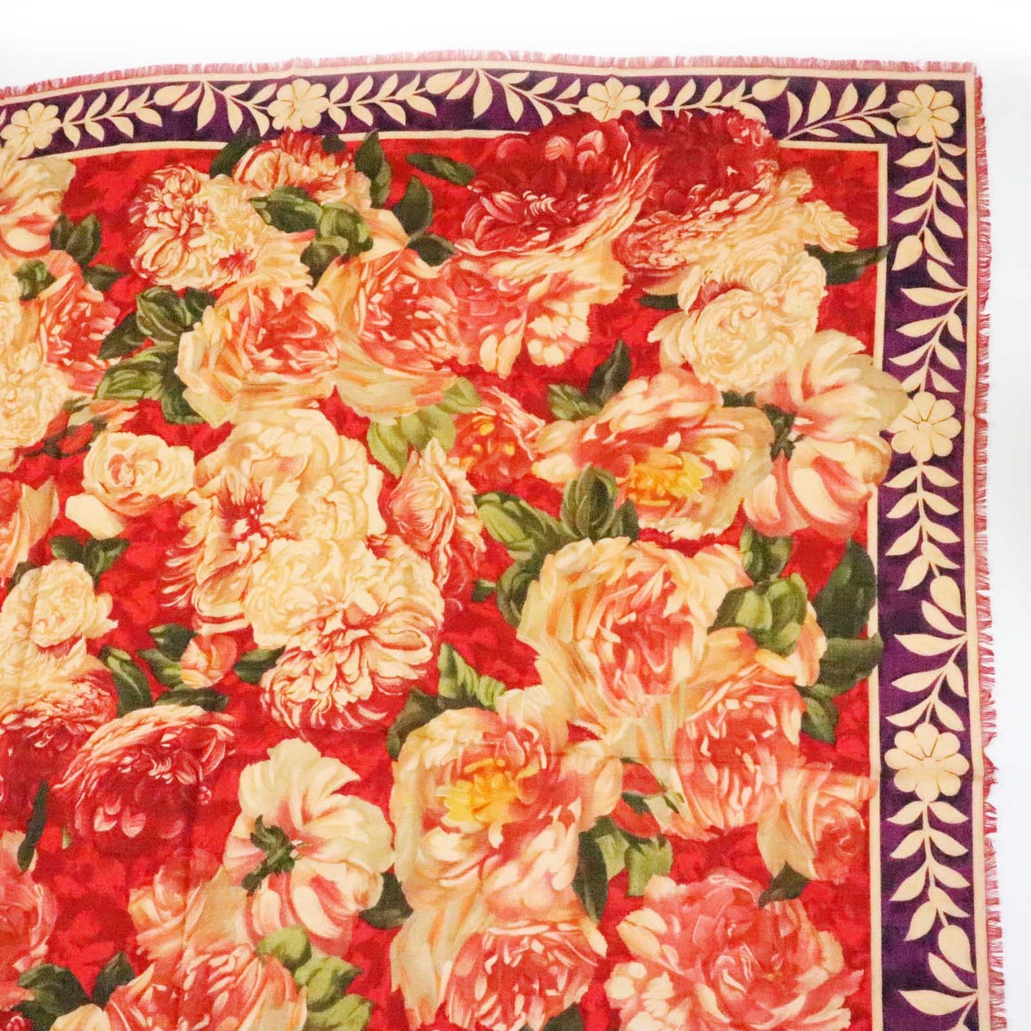 Luxury Gucci Trending 2025 Wool Silk Flower Print Scarf