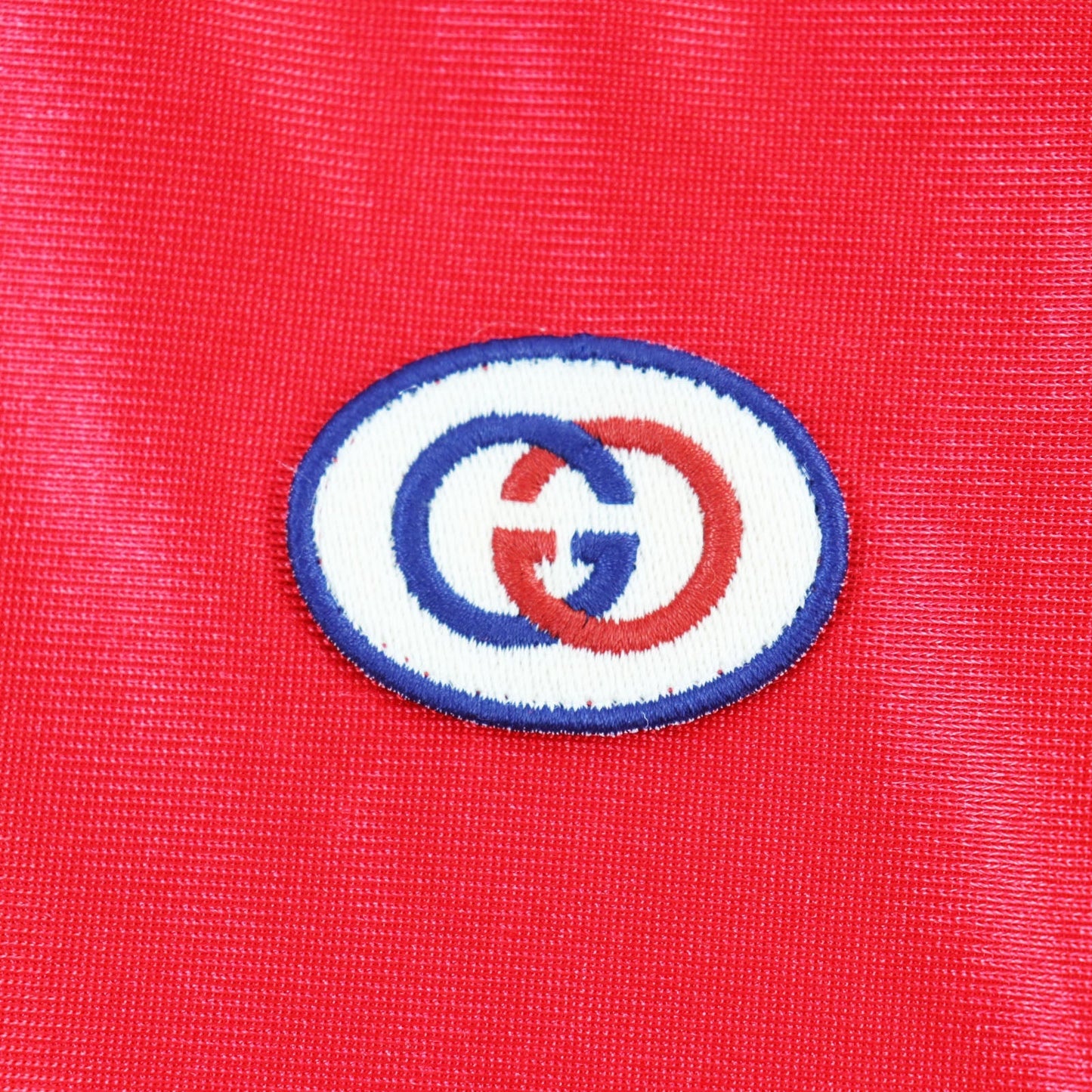 Luxury Gucci Trending 2025 Hooded Shiny Jersey Pullover Red M