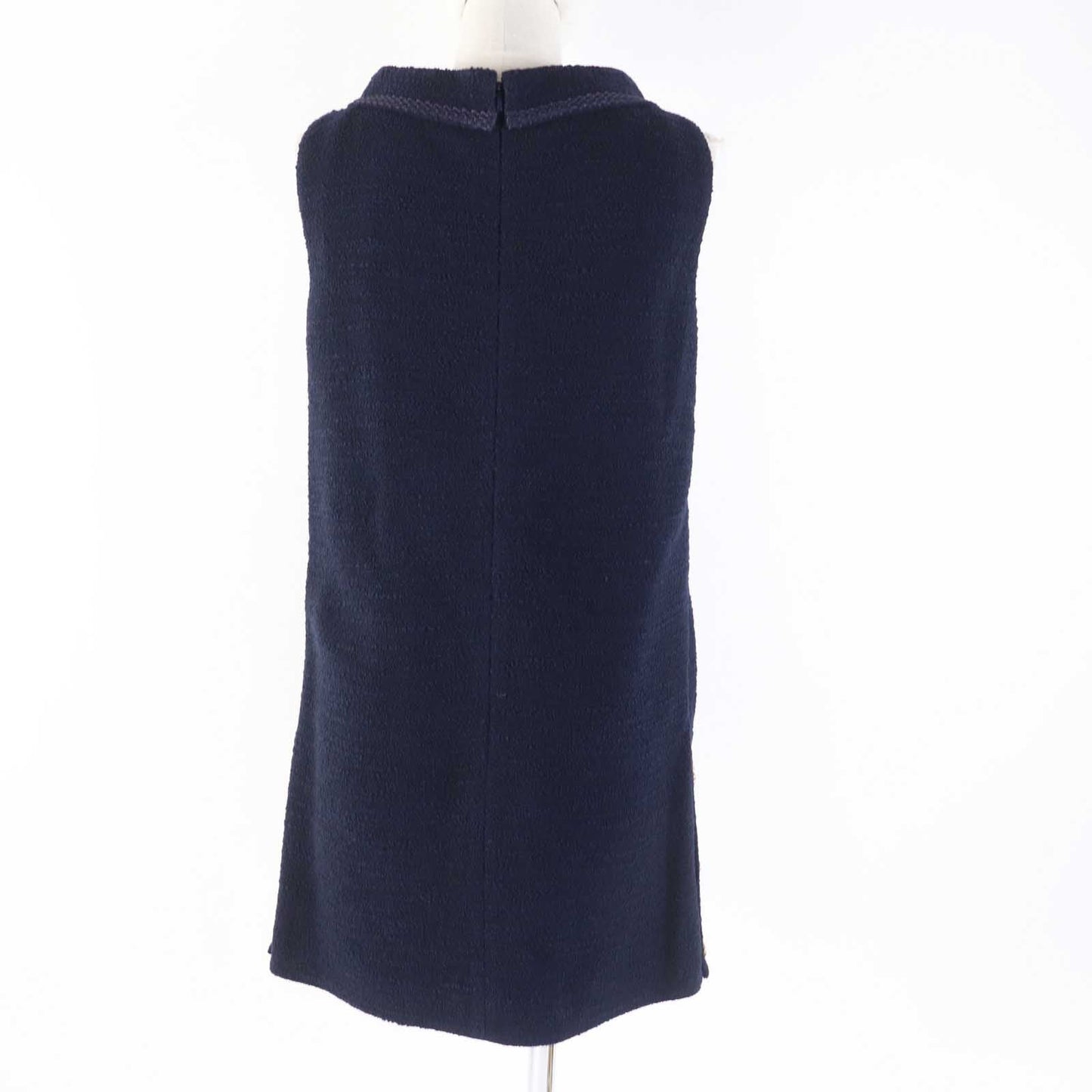 Luxury Gucci Trending 2025 Wool Nylon Tweed Sleeveless Dress 36