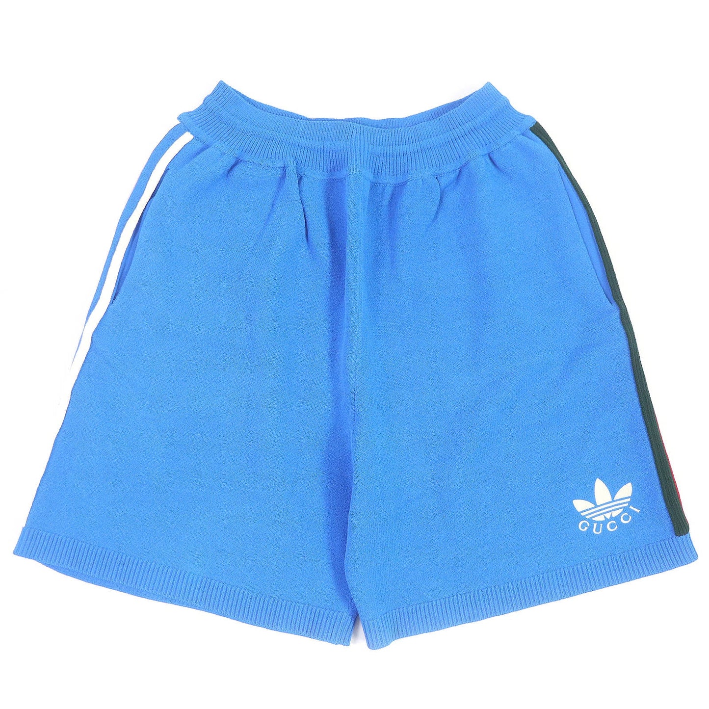 Luxury Gucci Trending 2025 adidas Trefoil Web Shorts Blue L