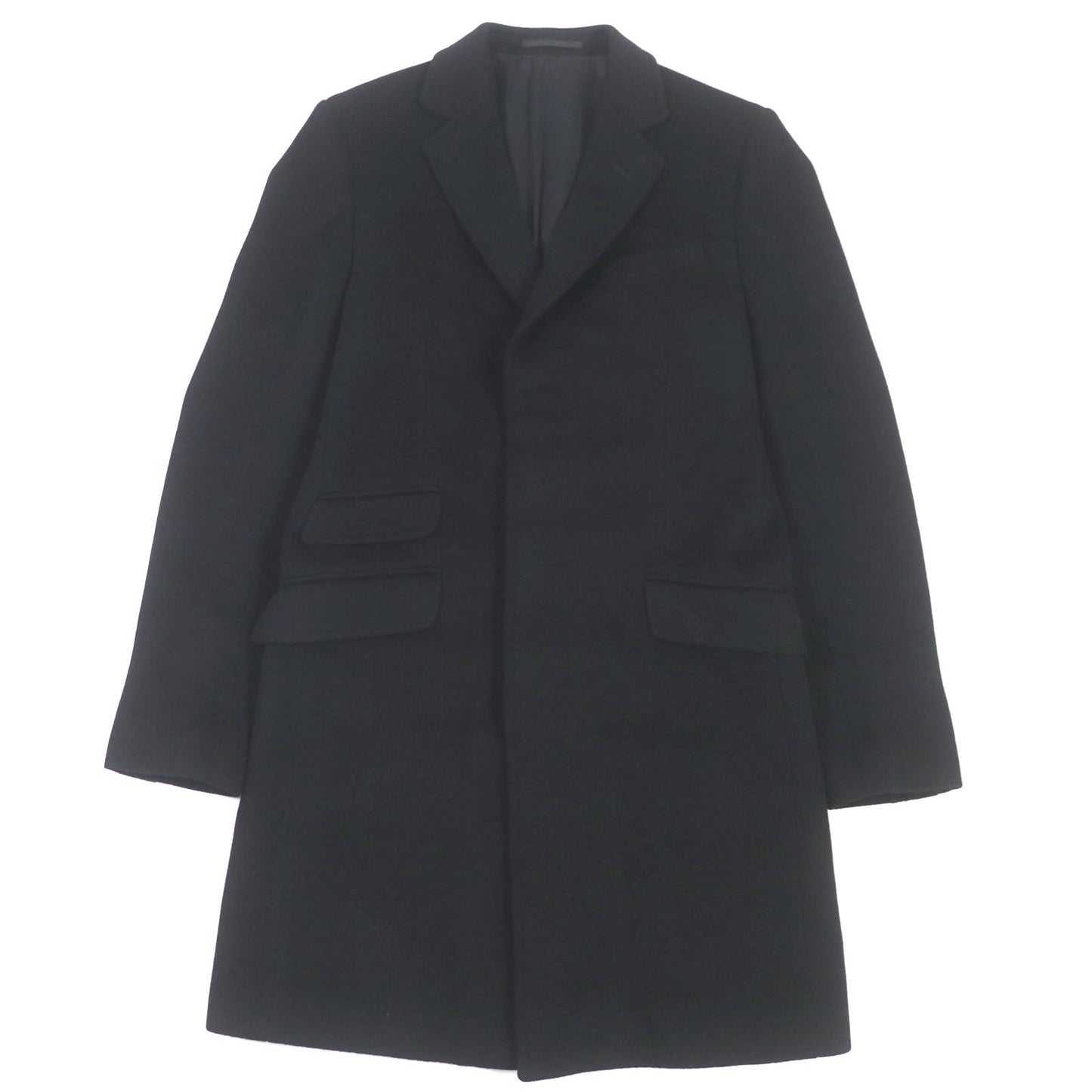 Luxury Gucci Trending 2025 Wool Logo Oversized Chester Coat Black