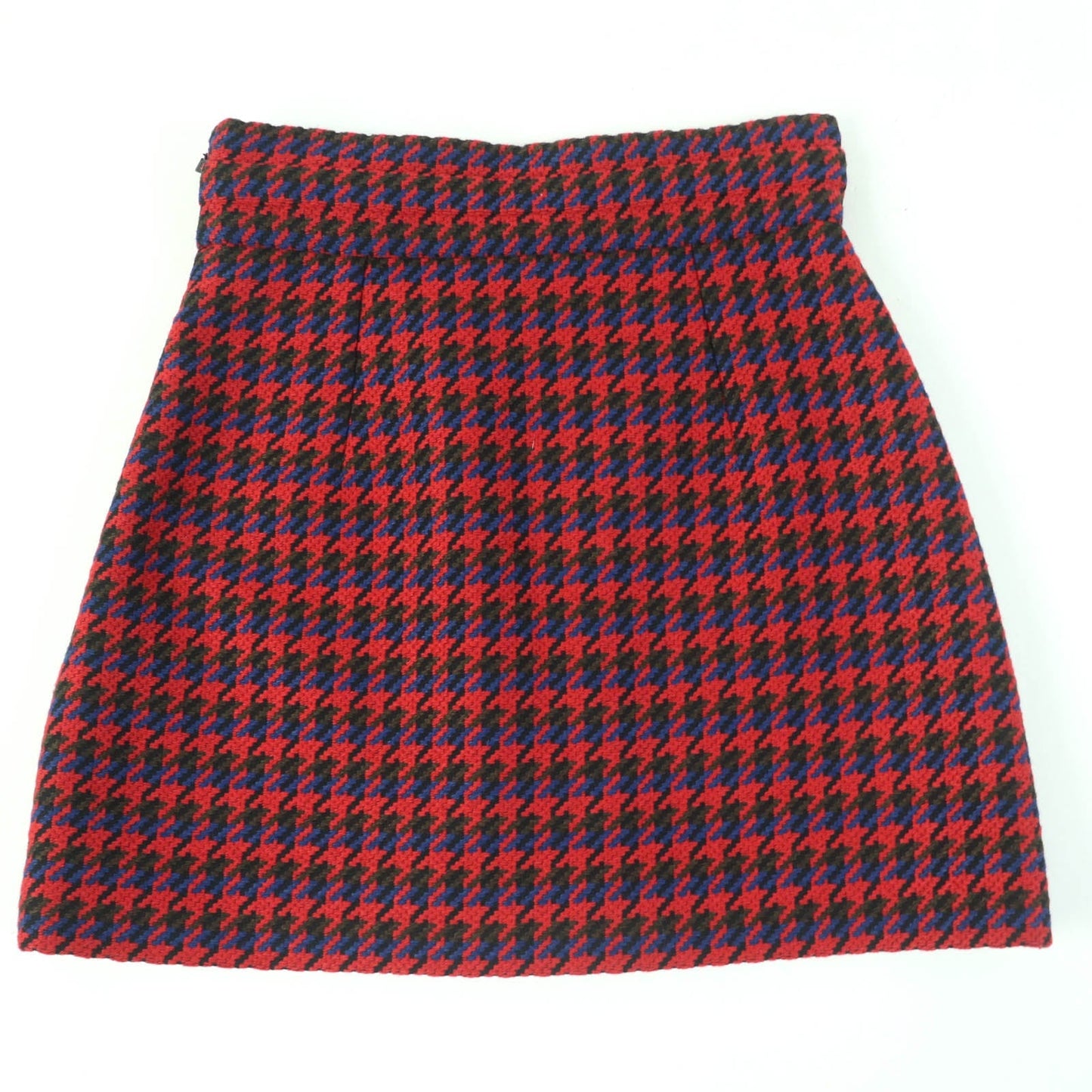 Luxury Gucci Trending 2025 Wool Nylon Mini Skirt Red 38 Women