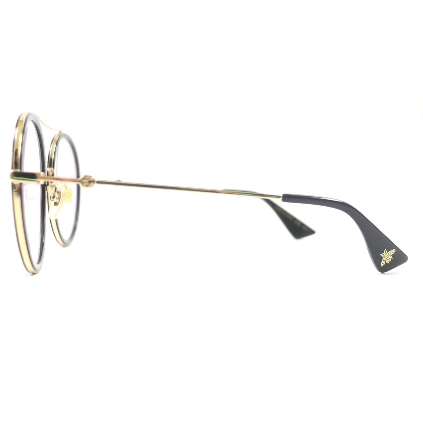 Luxury Gucci Trending 2025 GG0061S Round Sunglasses Black Gold