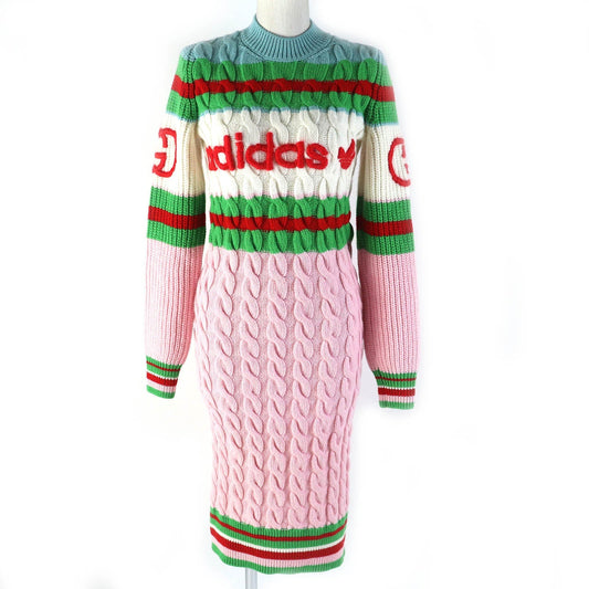 Luxury Gucci Trending 2025 Wool XS Interlocking G Knit Dress