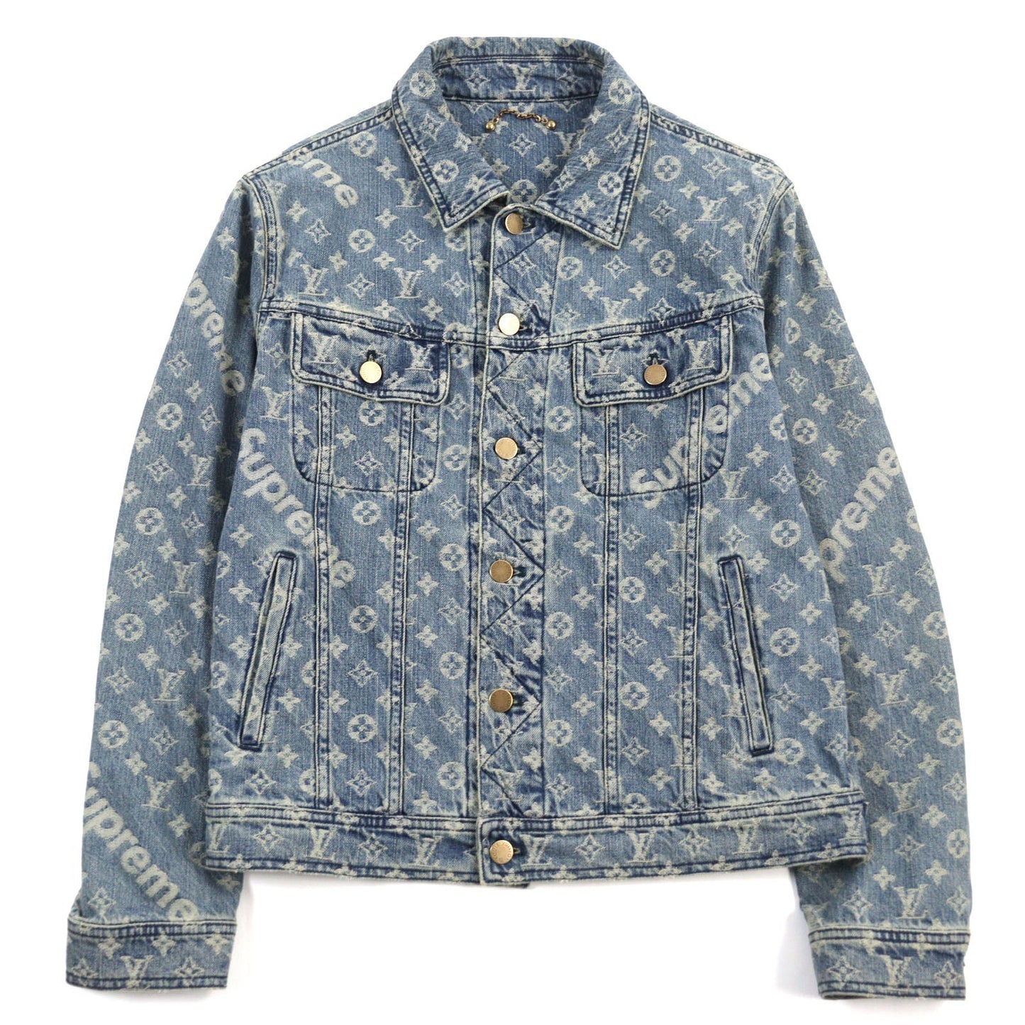 Louis Vuitton Denim Trucker Jacket Light Blue